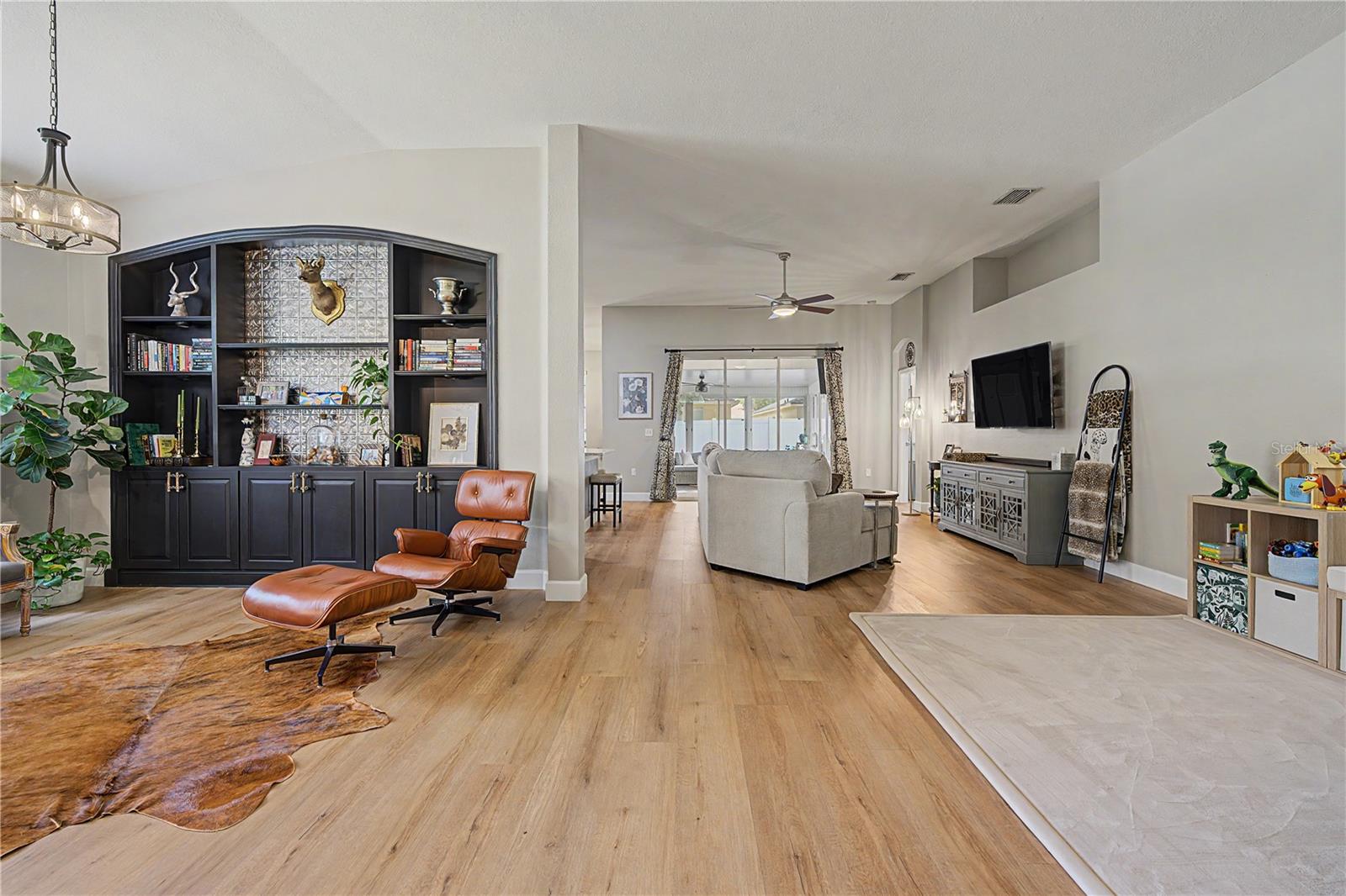 Flex space could be home office, Formal dining room or parlor