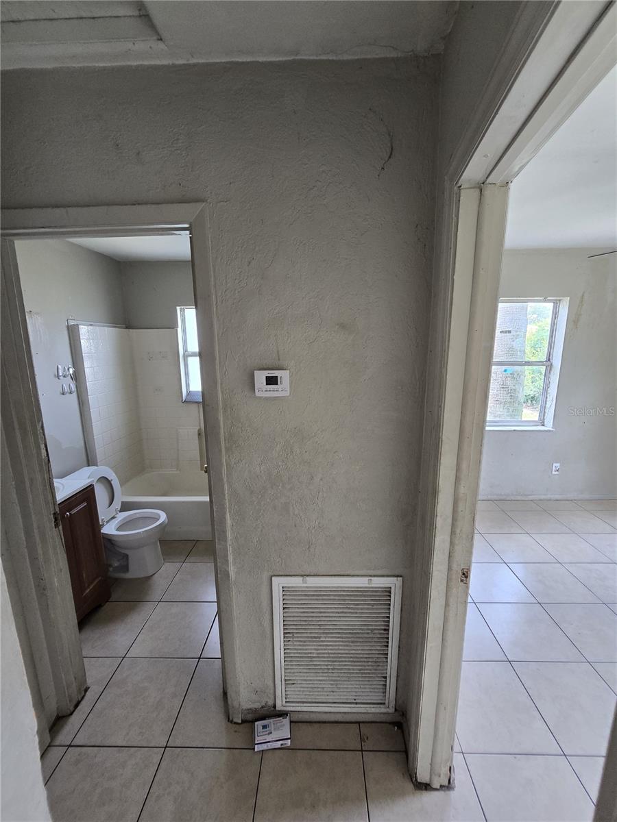 Bedroom and Bathroom entrance