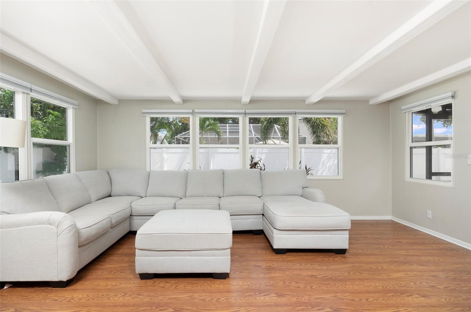 Florida Room Flooded with Natural Light