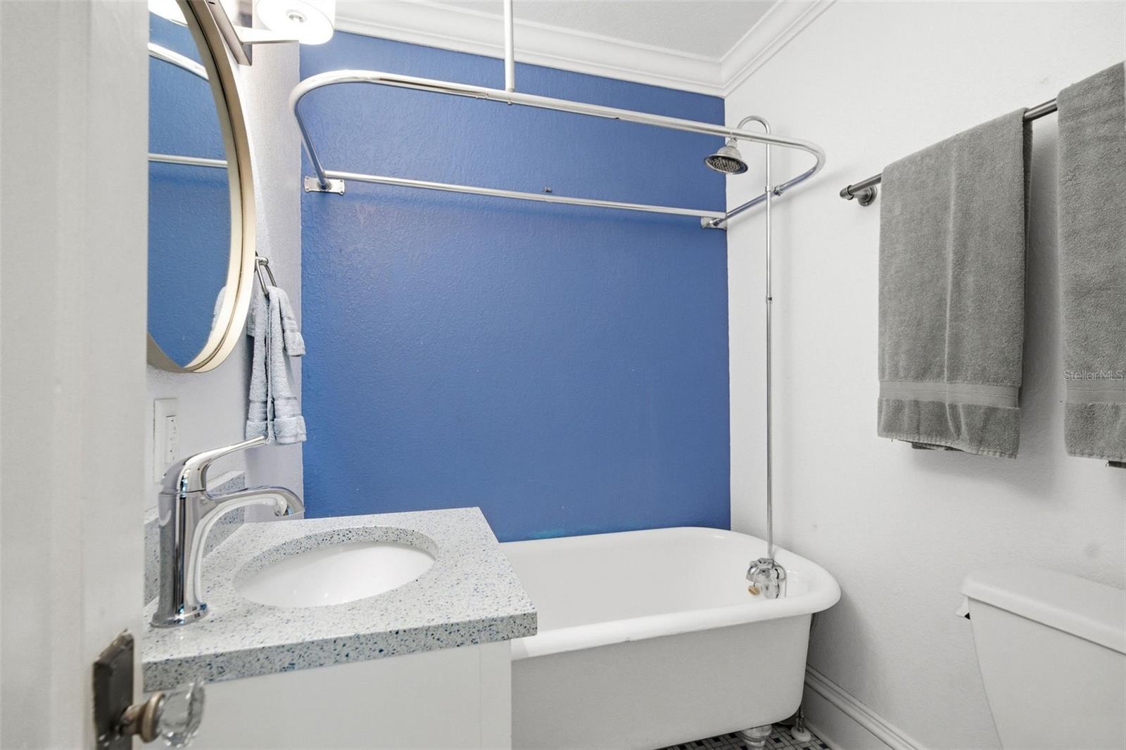 Clawfoot Tub- Second Bath