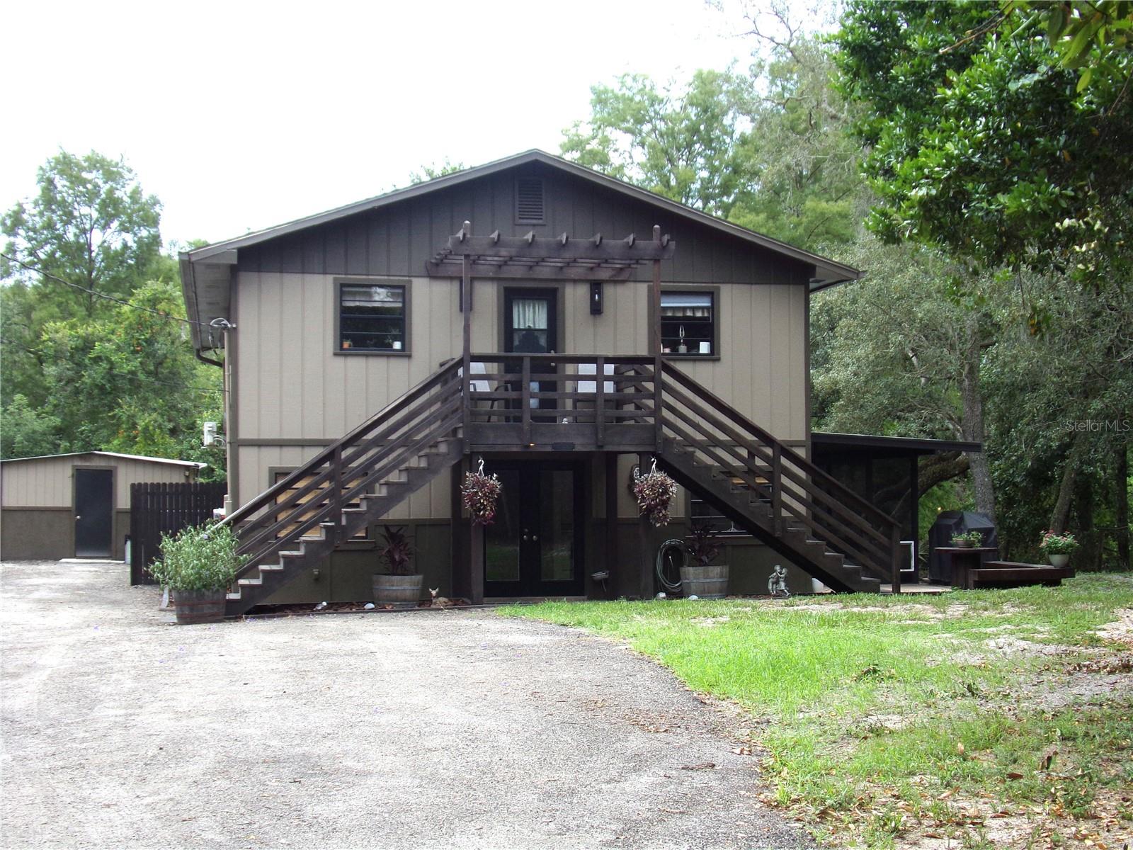 Front of House First Floor and Second Floor Entrances