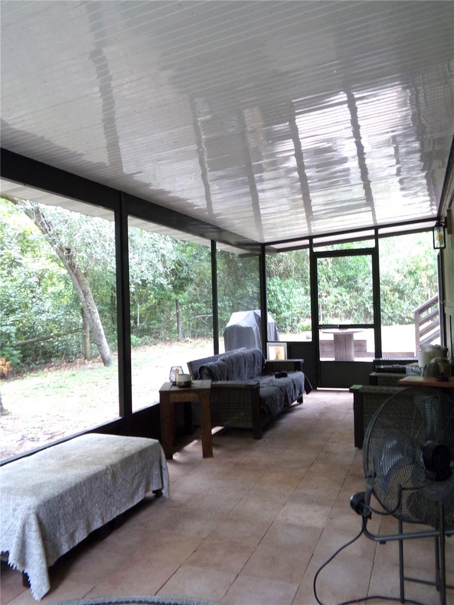 Inside Screened Porch