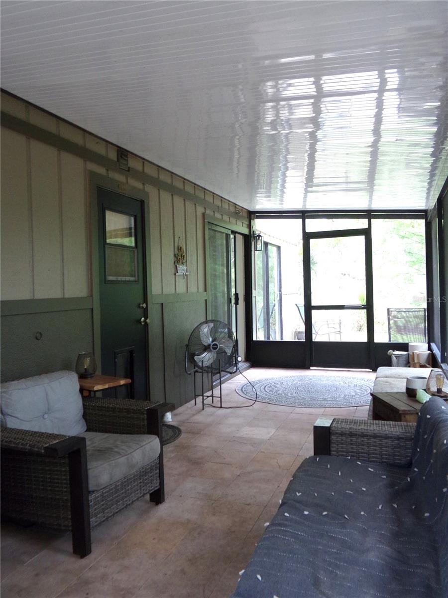 Inside Screen Porch