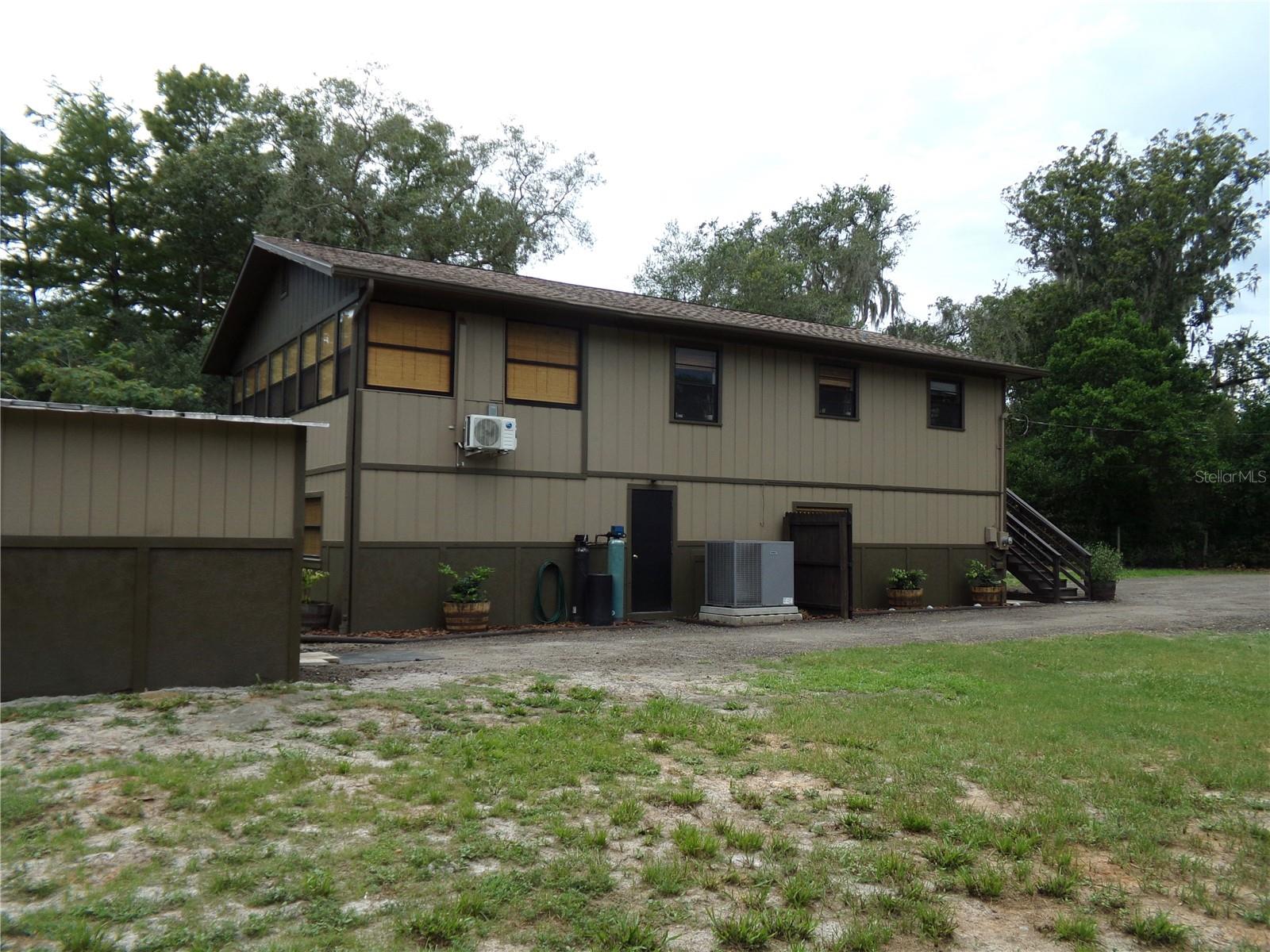Side of House with Shed