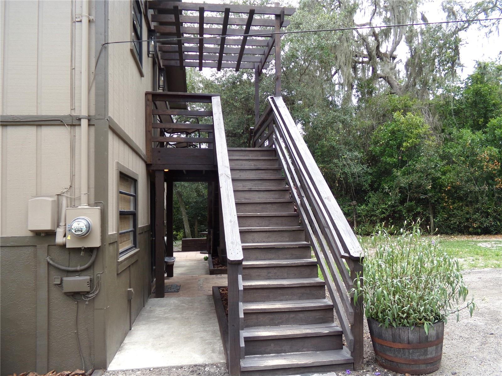 Steps to Second Floor