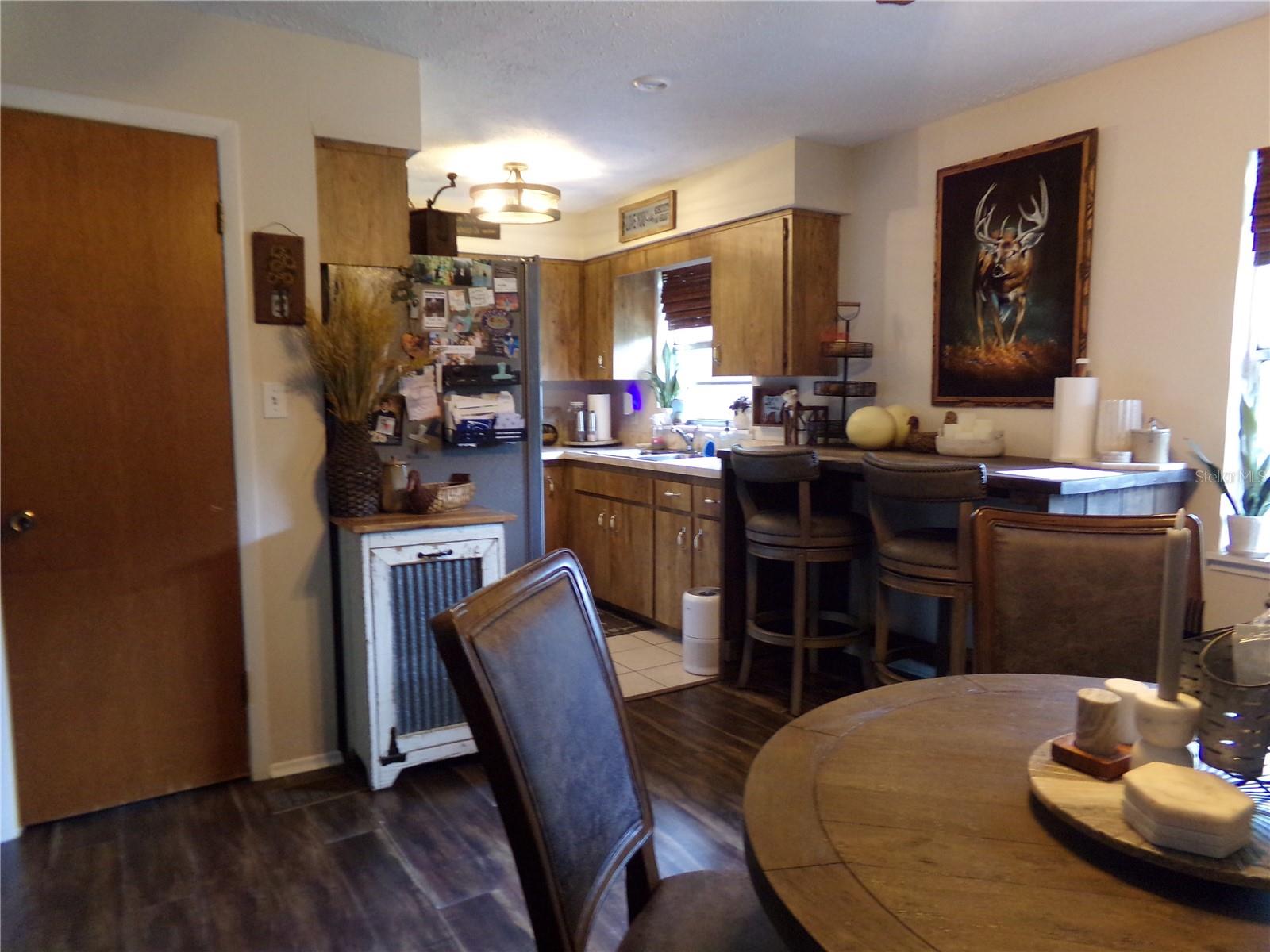 Second Floor Dining Area Looking into Kitchen