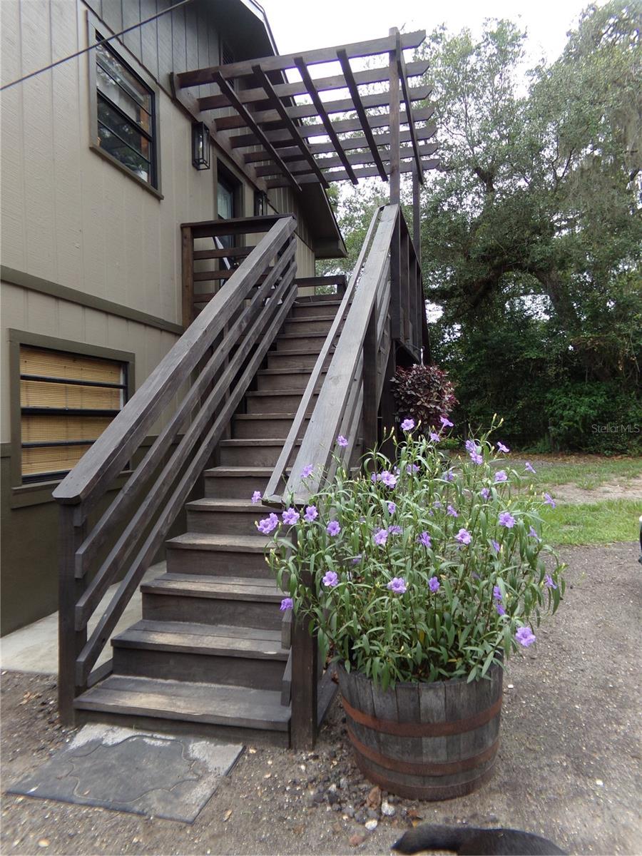 Steps to Second Floor