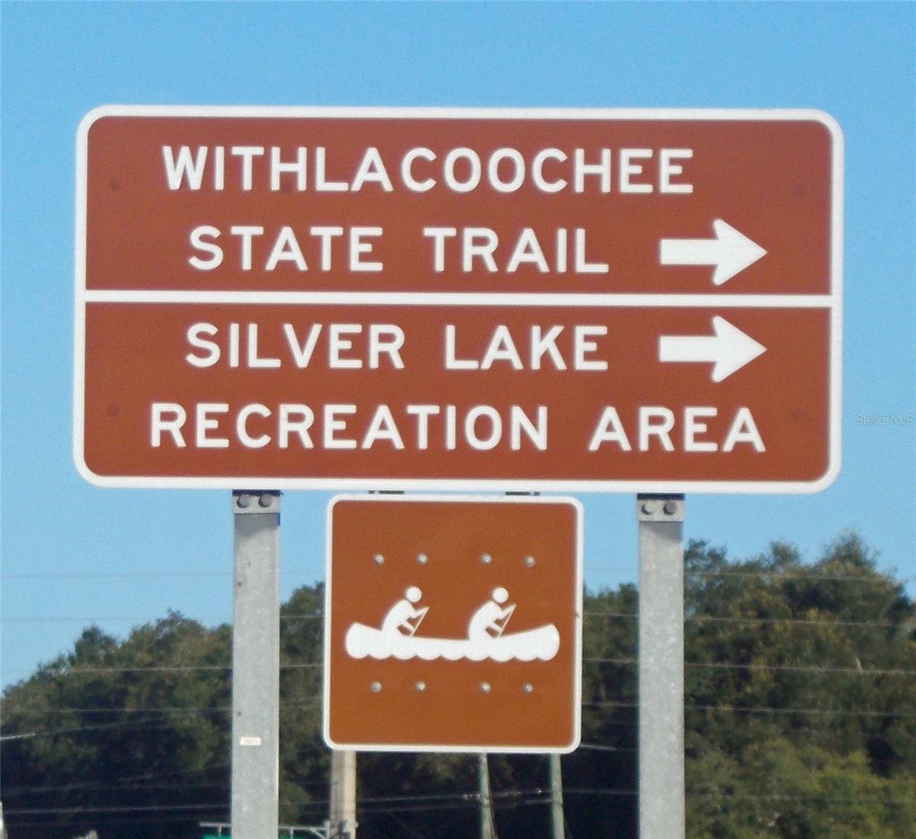 About 2 Miles to the Withlacoochee State Trail Head with Miles of Paved Trails
