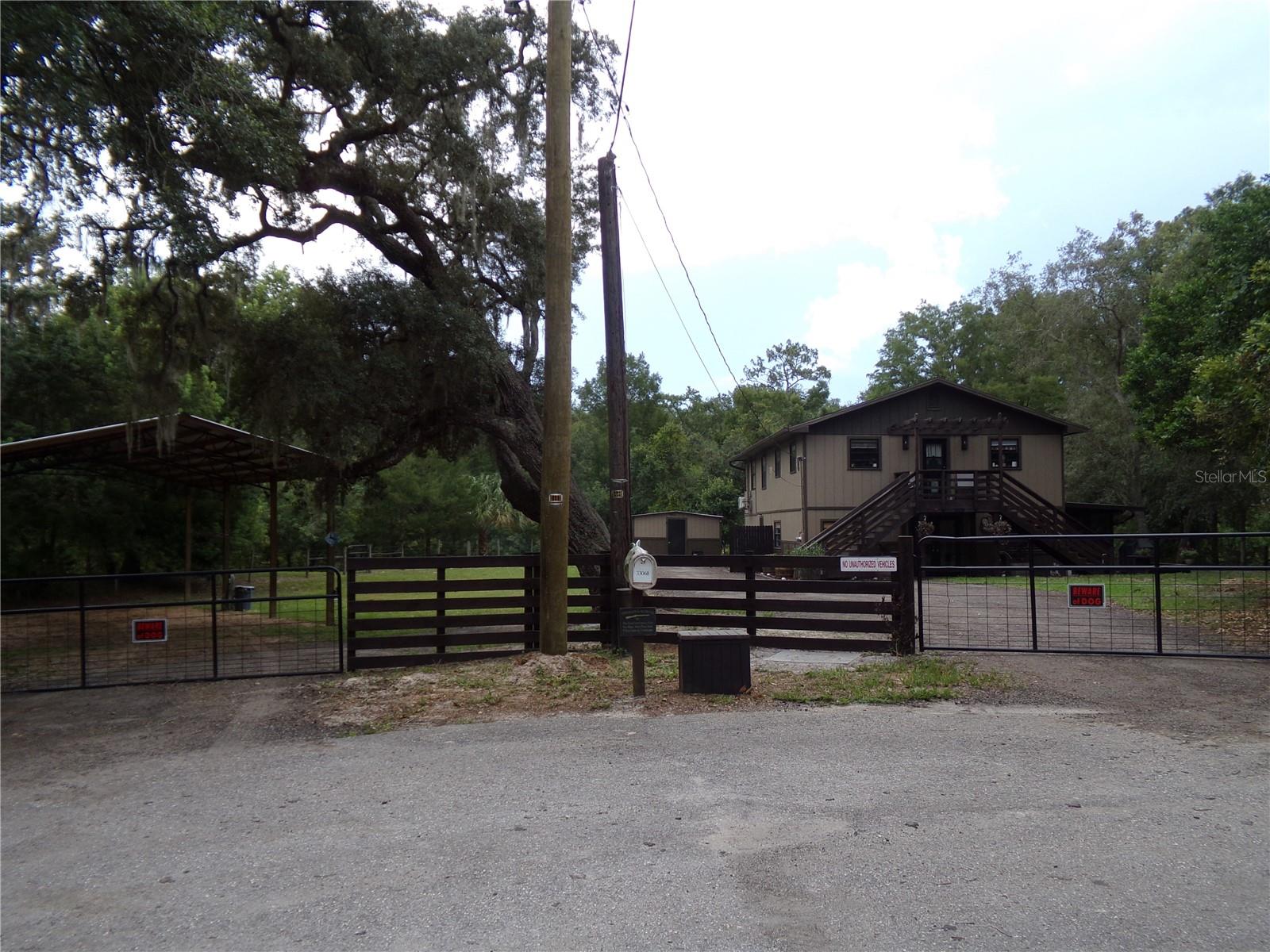 Street View of Home and Pole Barn