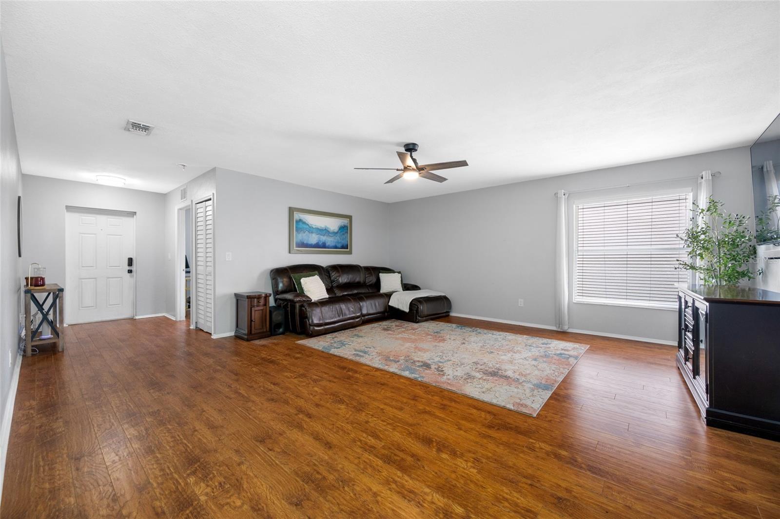 Foyer and Living Room
