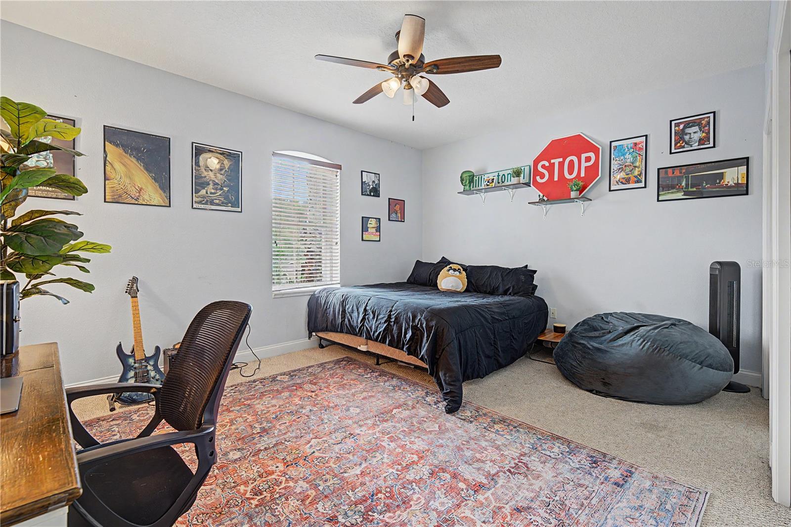 Upstairs back bedroom