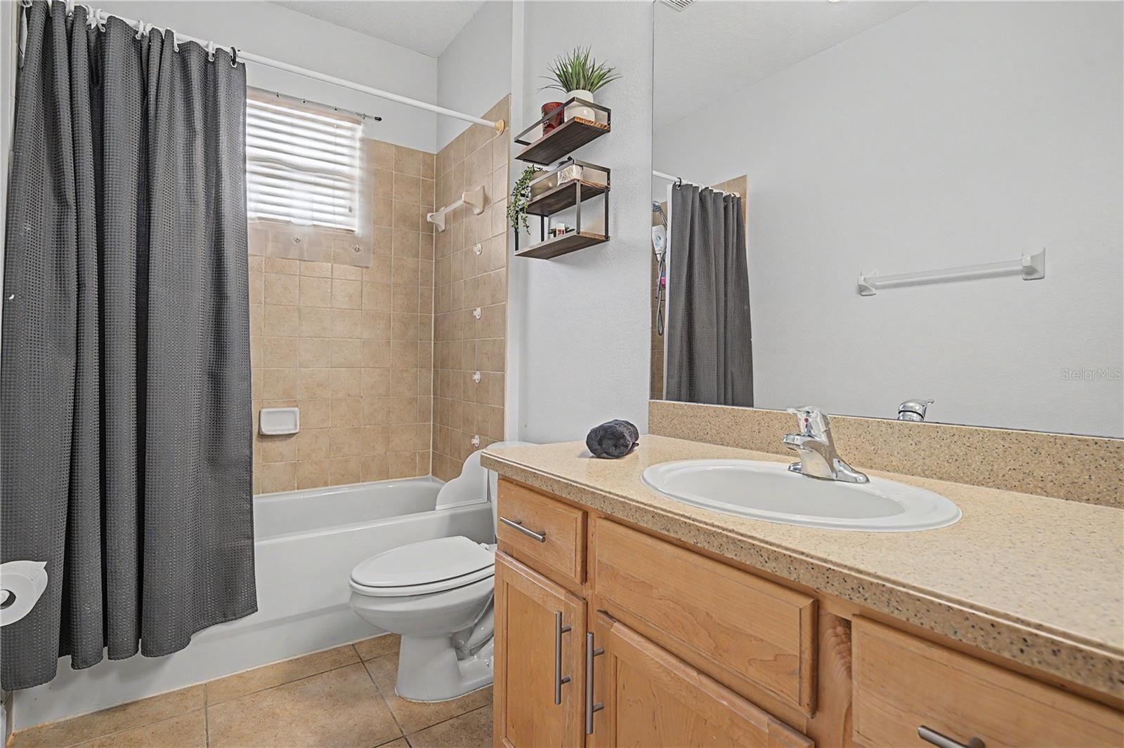 Jack and Jill bathroom between bedrooms