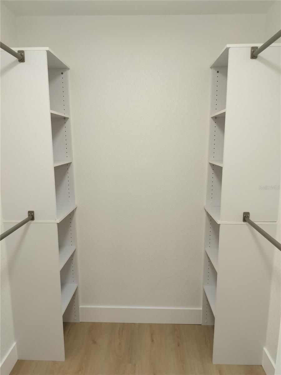 Primary Bedroom     Walk-In Closet