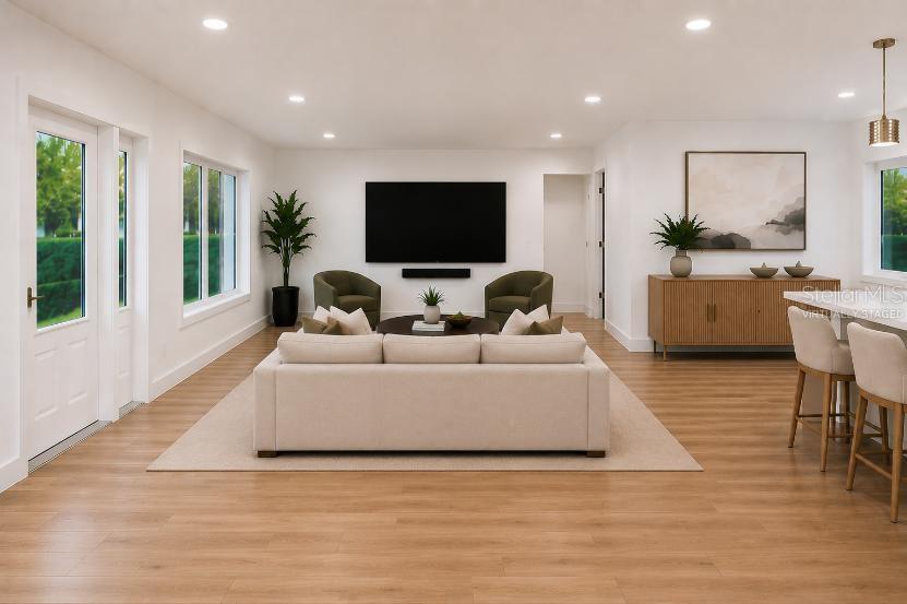 Virtually Staged Living Area