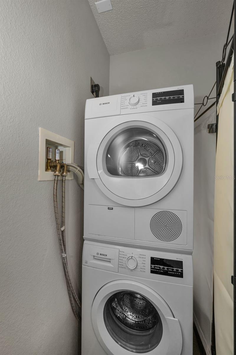 Stackable Washer-Dryer Inside