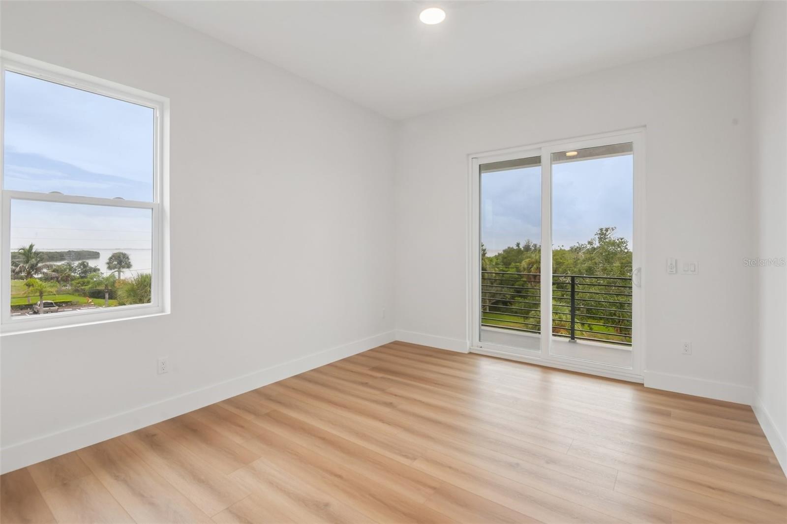 3rd Bedroom with Water View Balcony