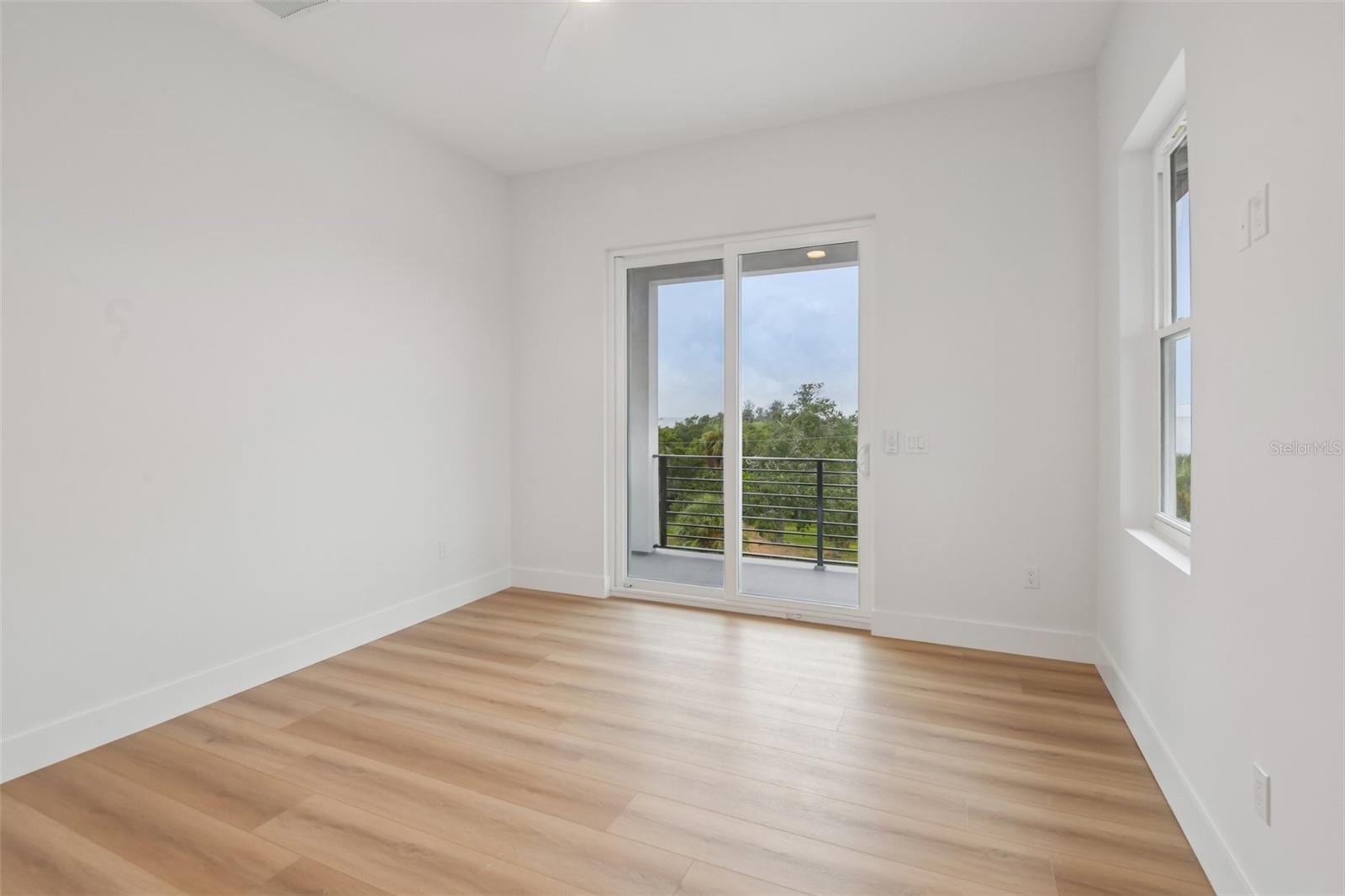 4th Bedroom with Water View Balcony
