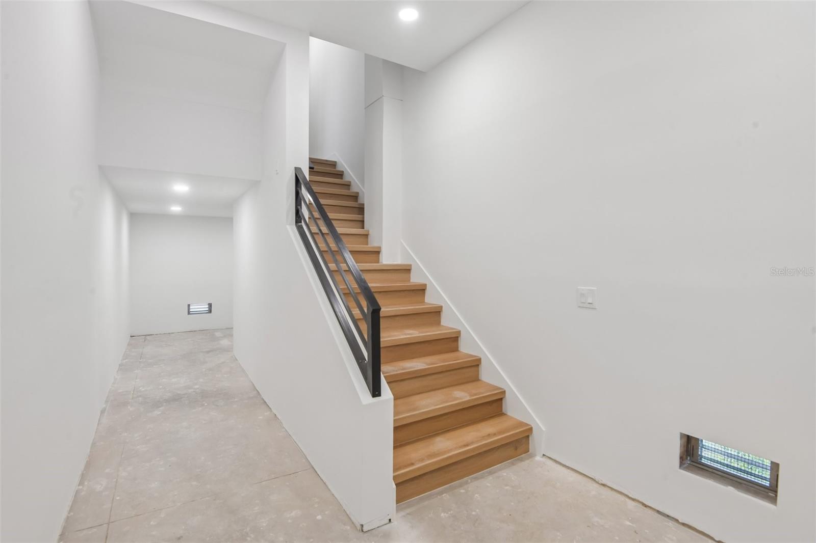 Garage Stair Enclosure to Main Level