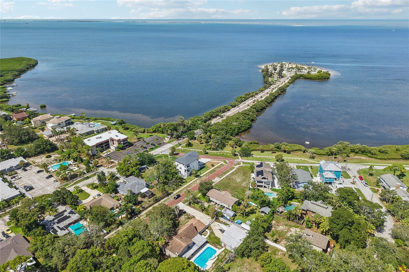 Aerial of Surrounding Coastal Area
