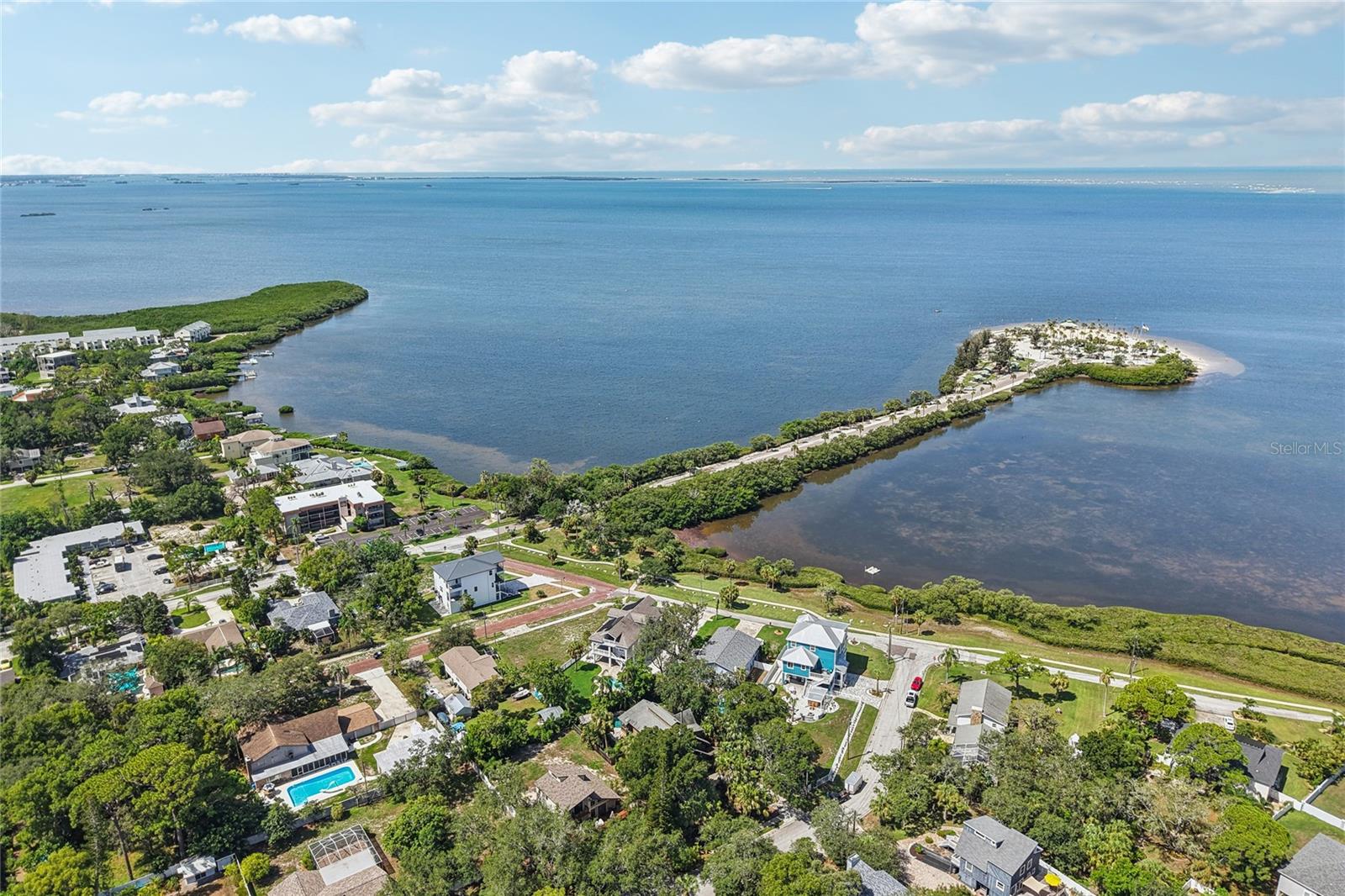 Aerial of Surrounding Coastal Area