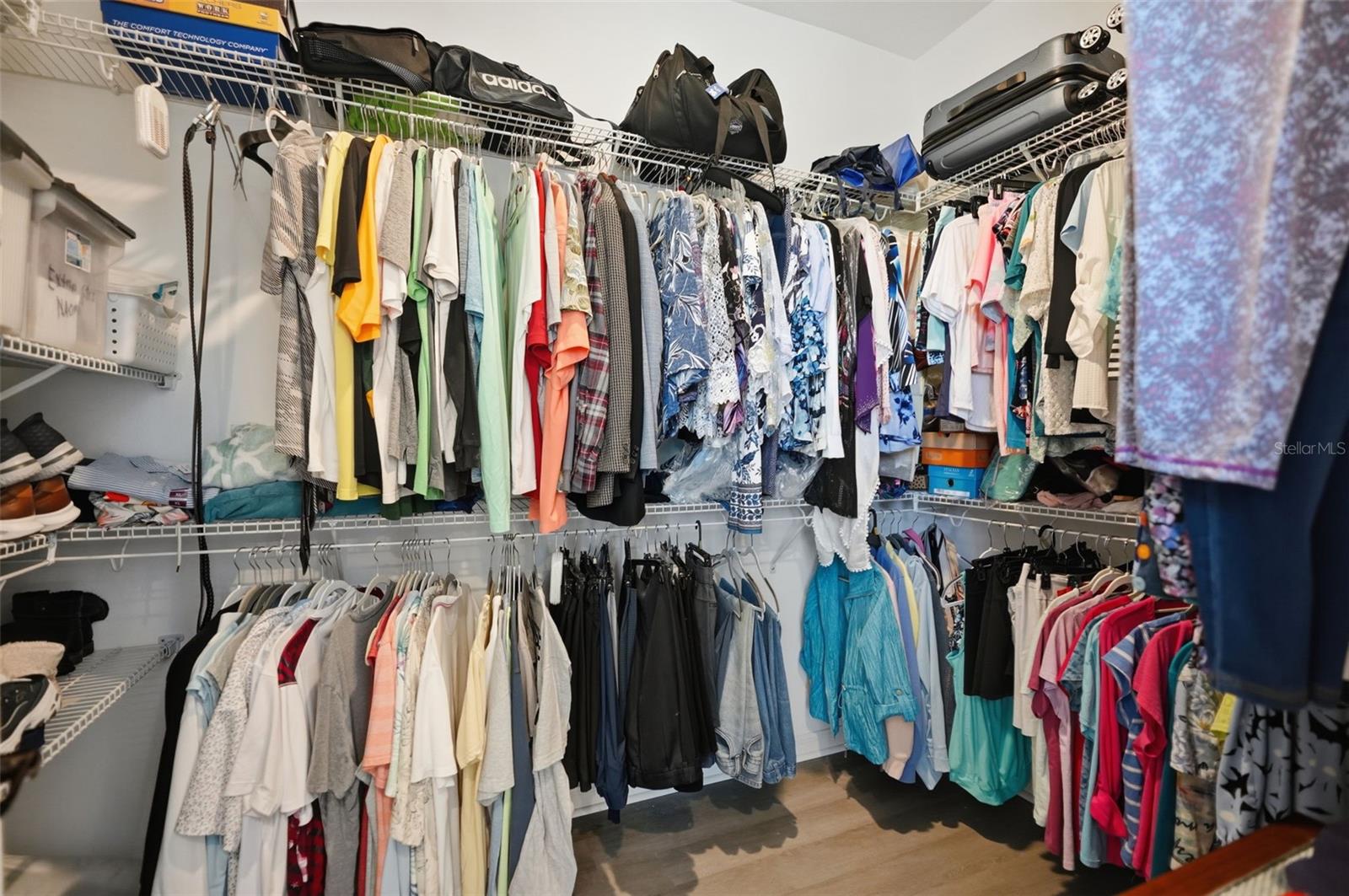 Primary walk-in closet