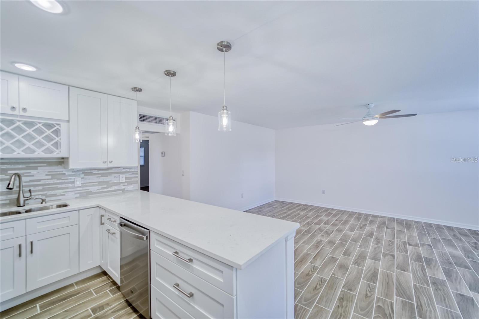Same floor plan remodelled