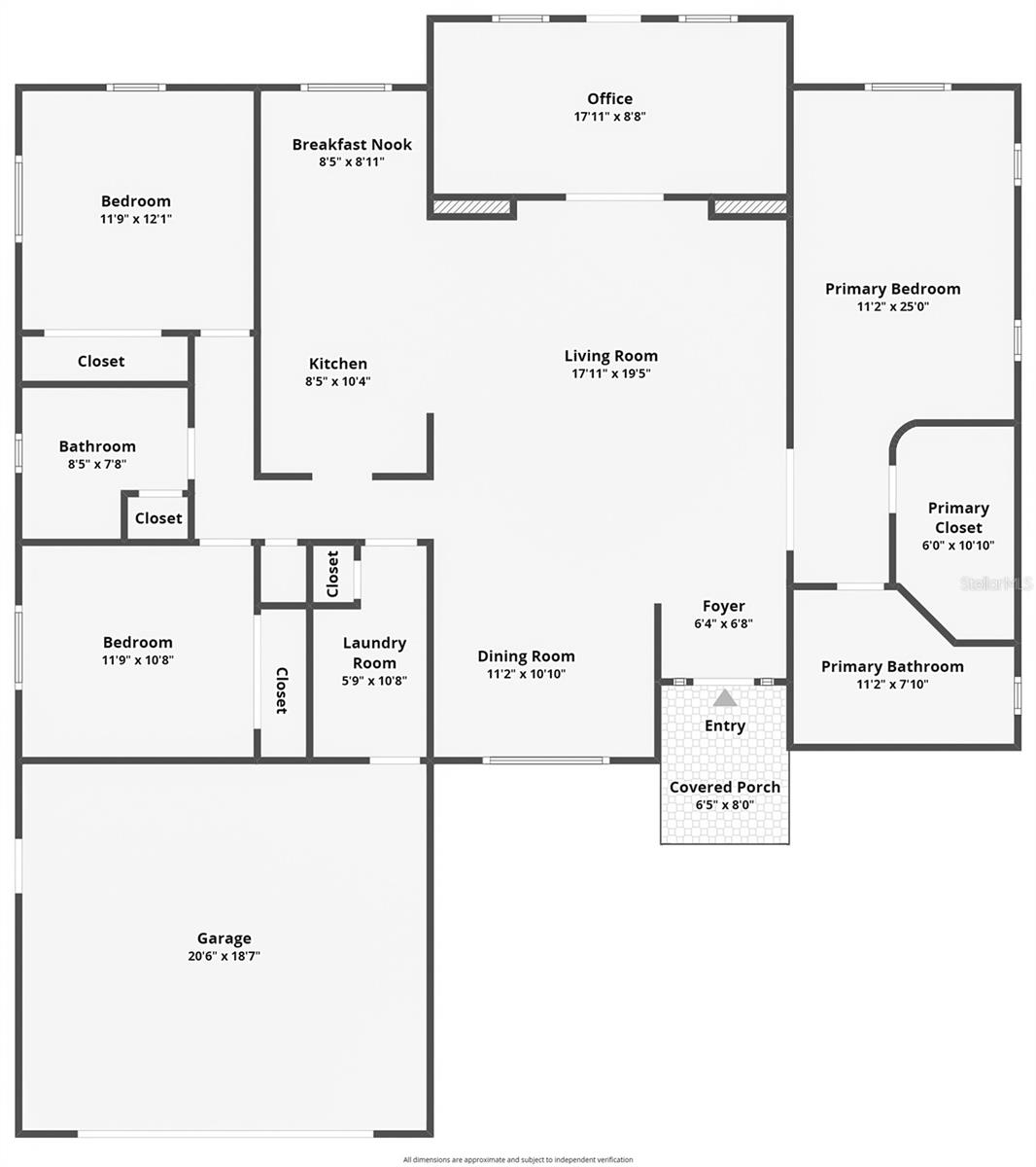Provided from Photographer, Measure and Verify any spaces.