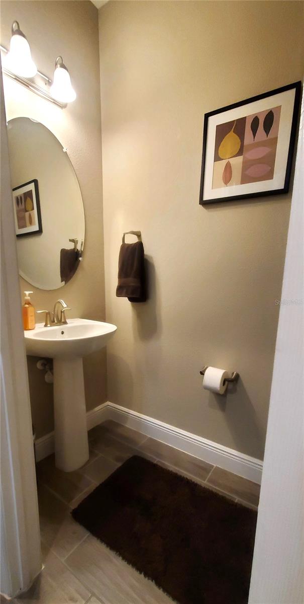 Guest bath with Pedestal sink