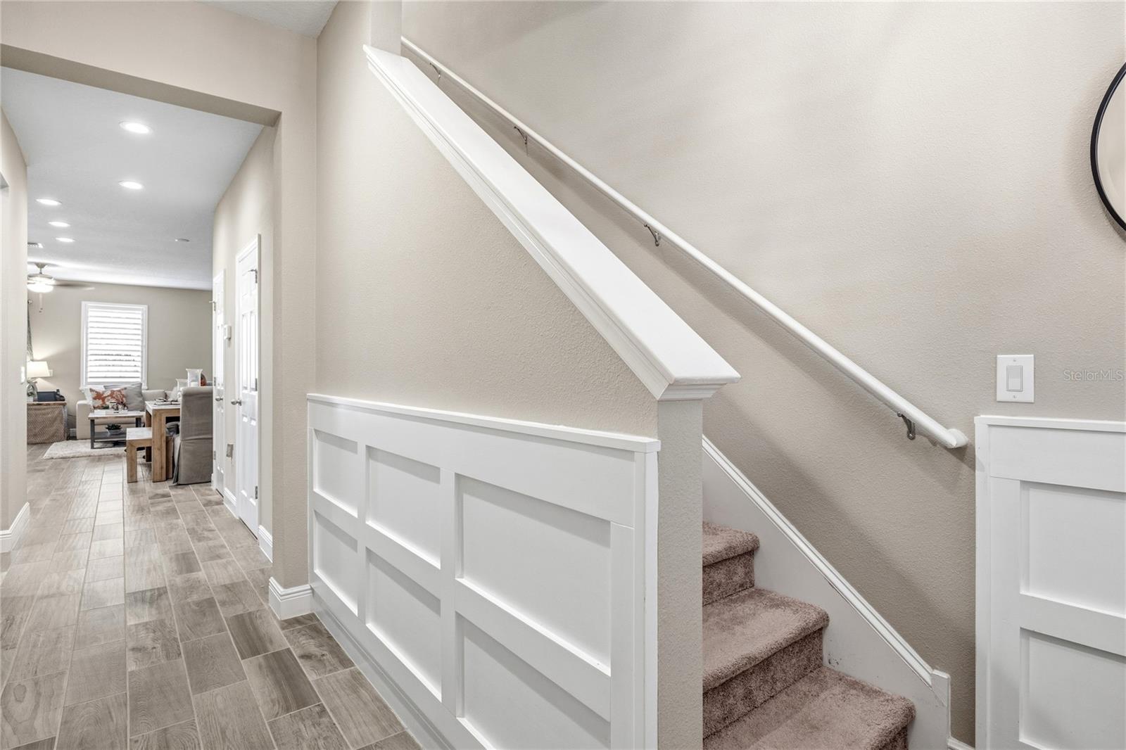 Accented entryway