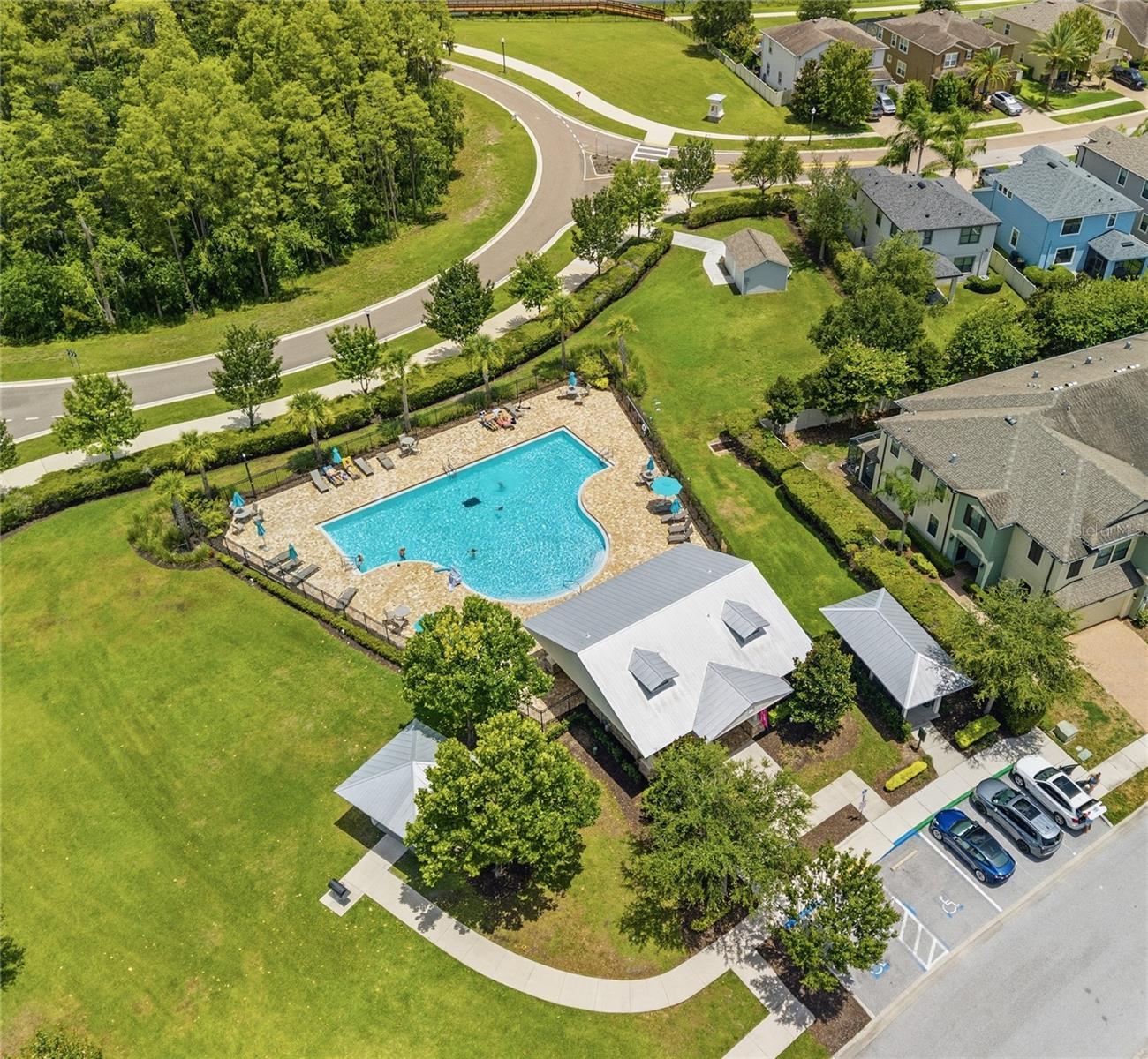 Townhome Pool area