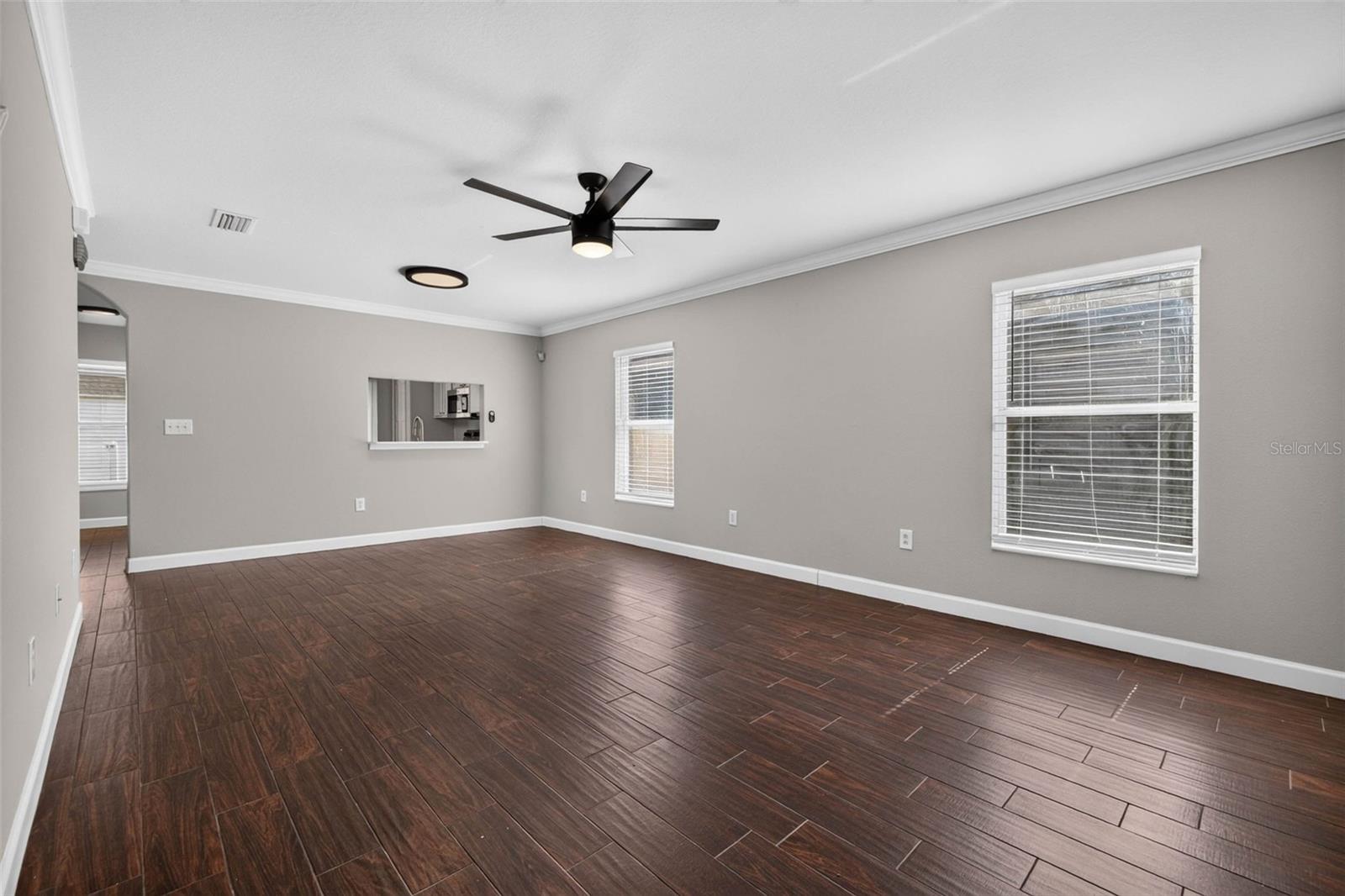Spacious Living/Dining Great Room