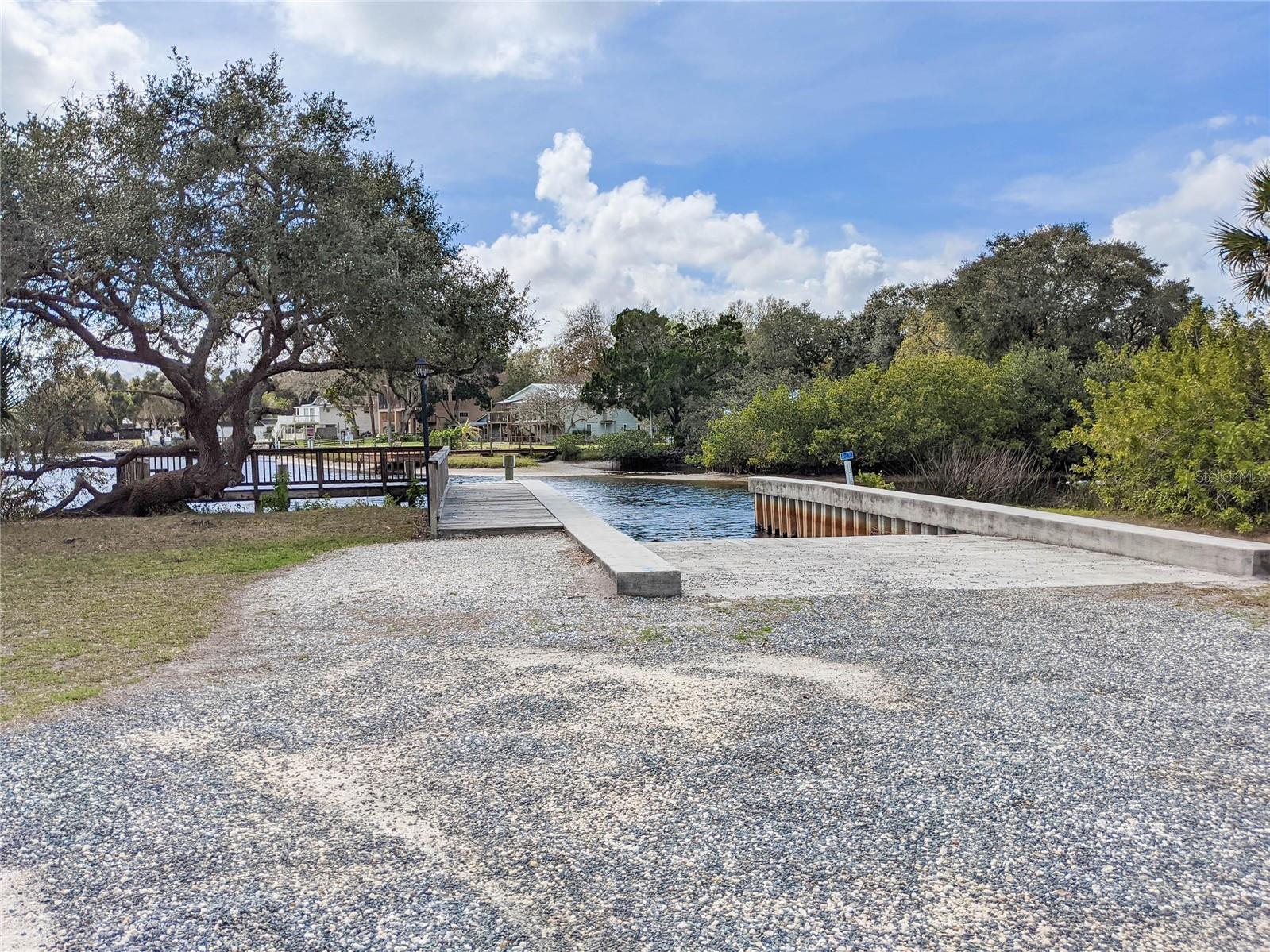 private community only boat ramp with access to the Gulf