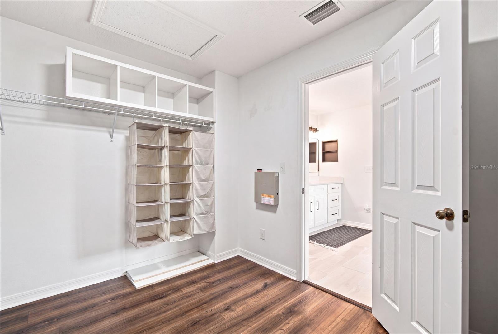Primary Walk In Closet