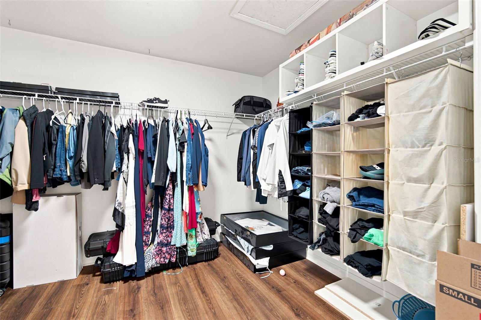 Primary Walk In Closet