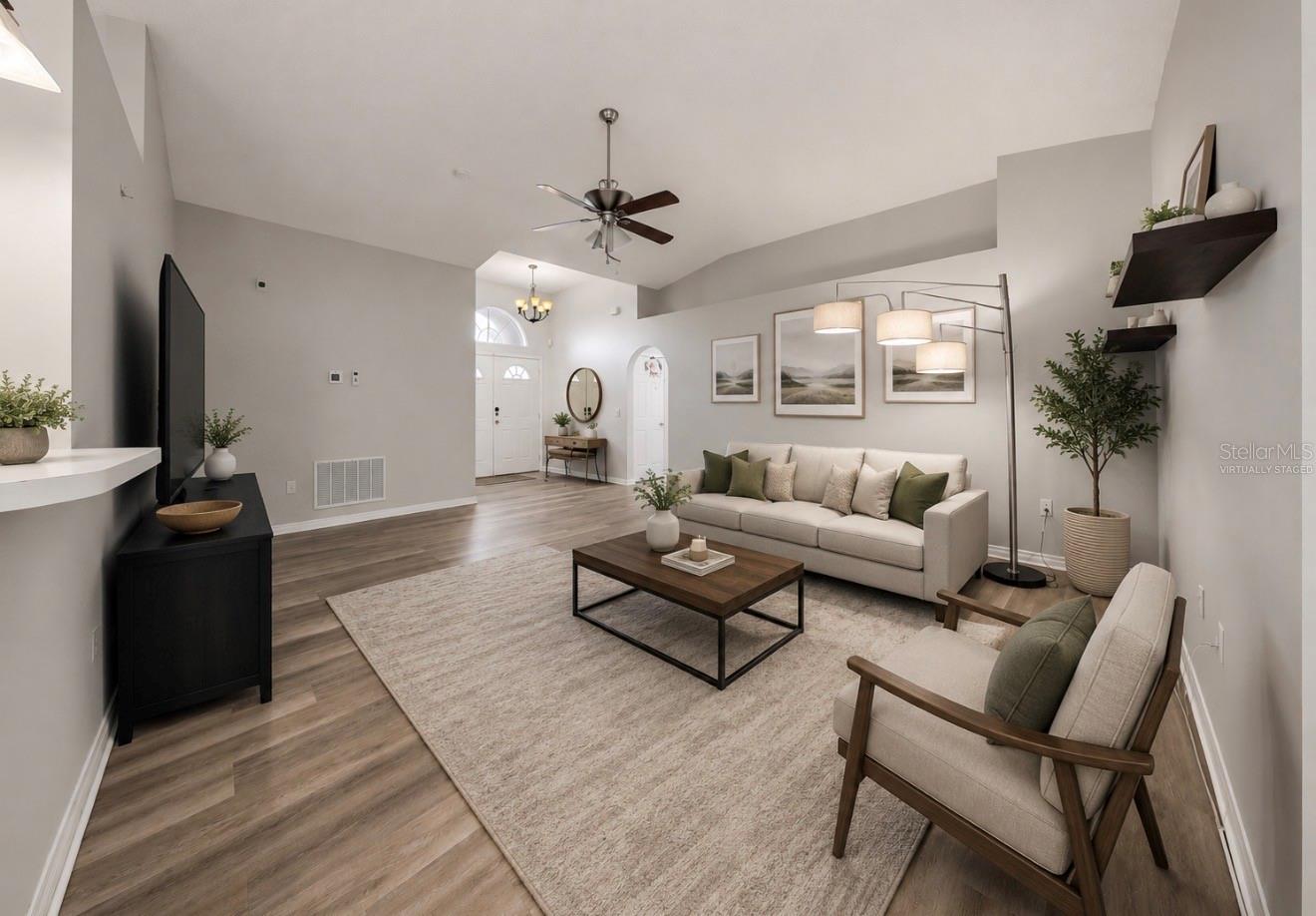 Living Room - Virtually Staged
