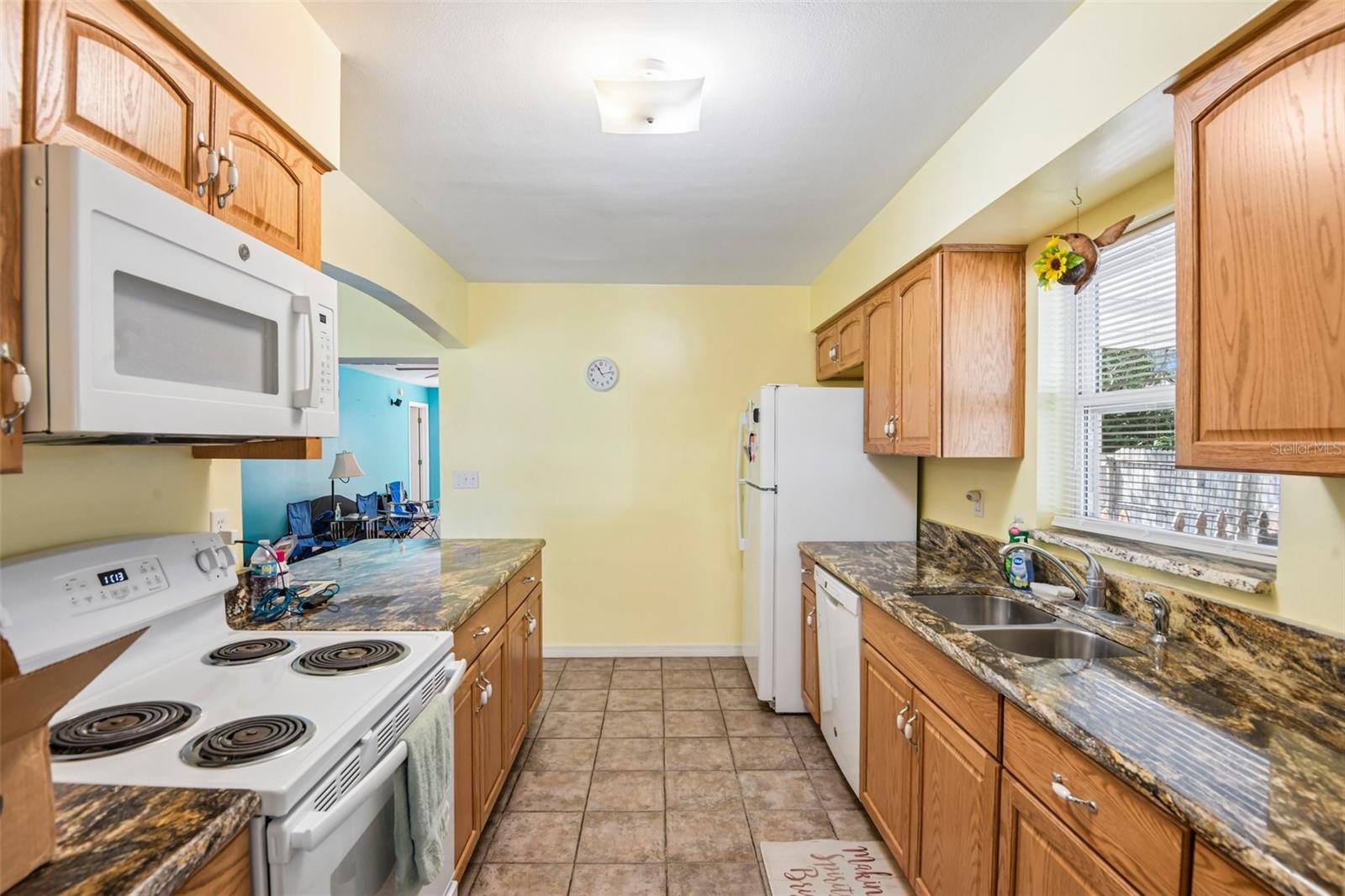 Kitchen from laundry room