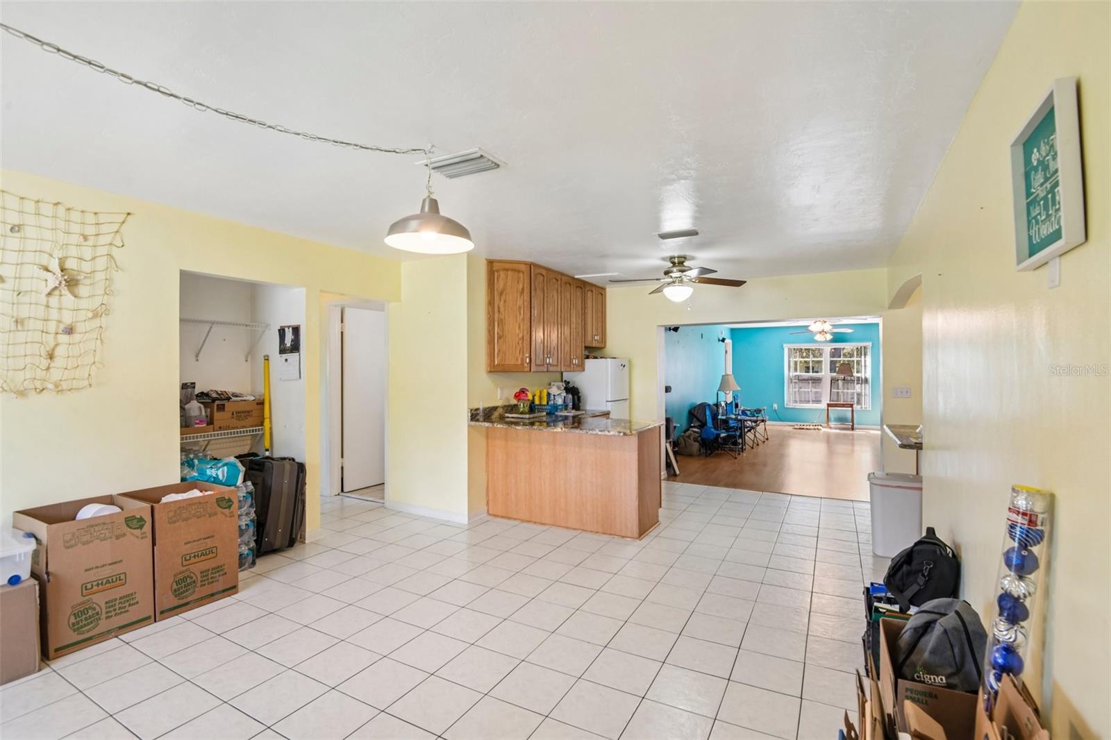 Front door entry/dining room