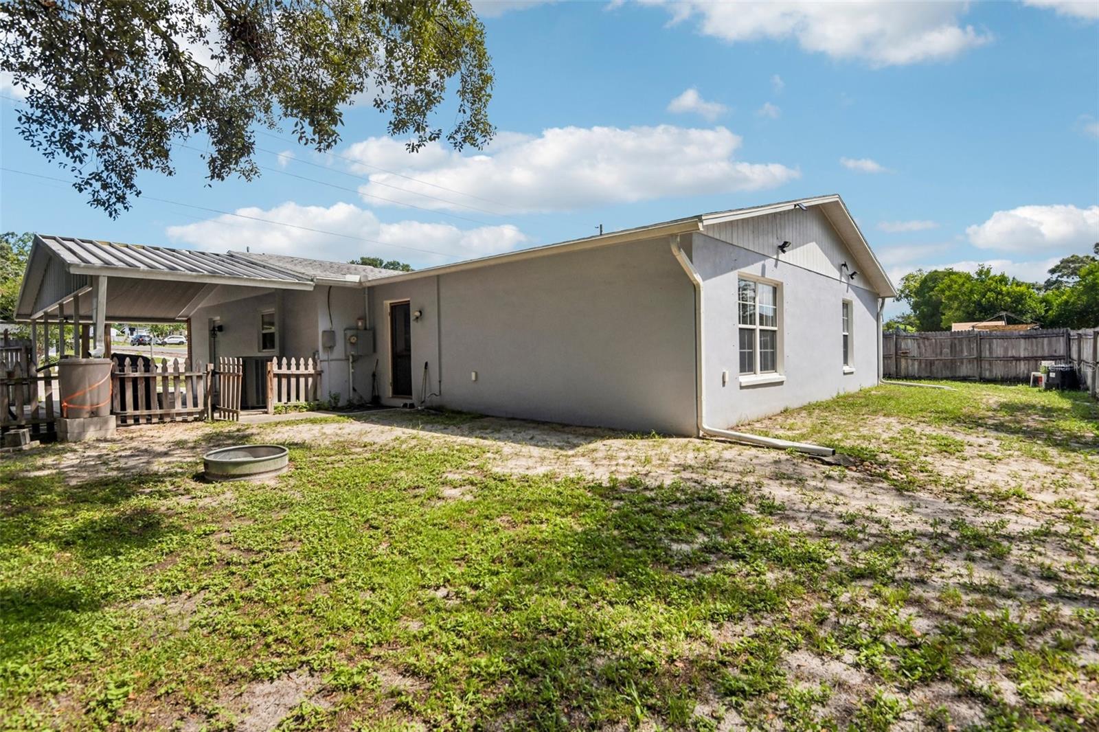 Rear yard