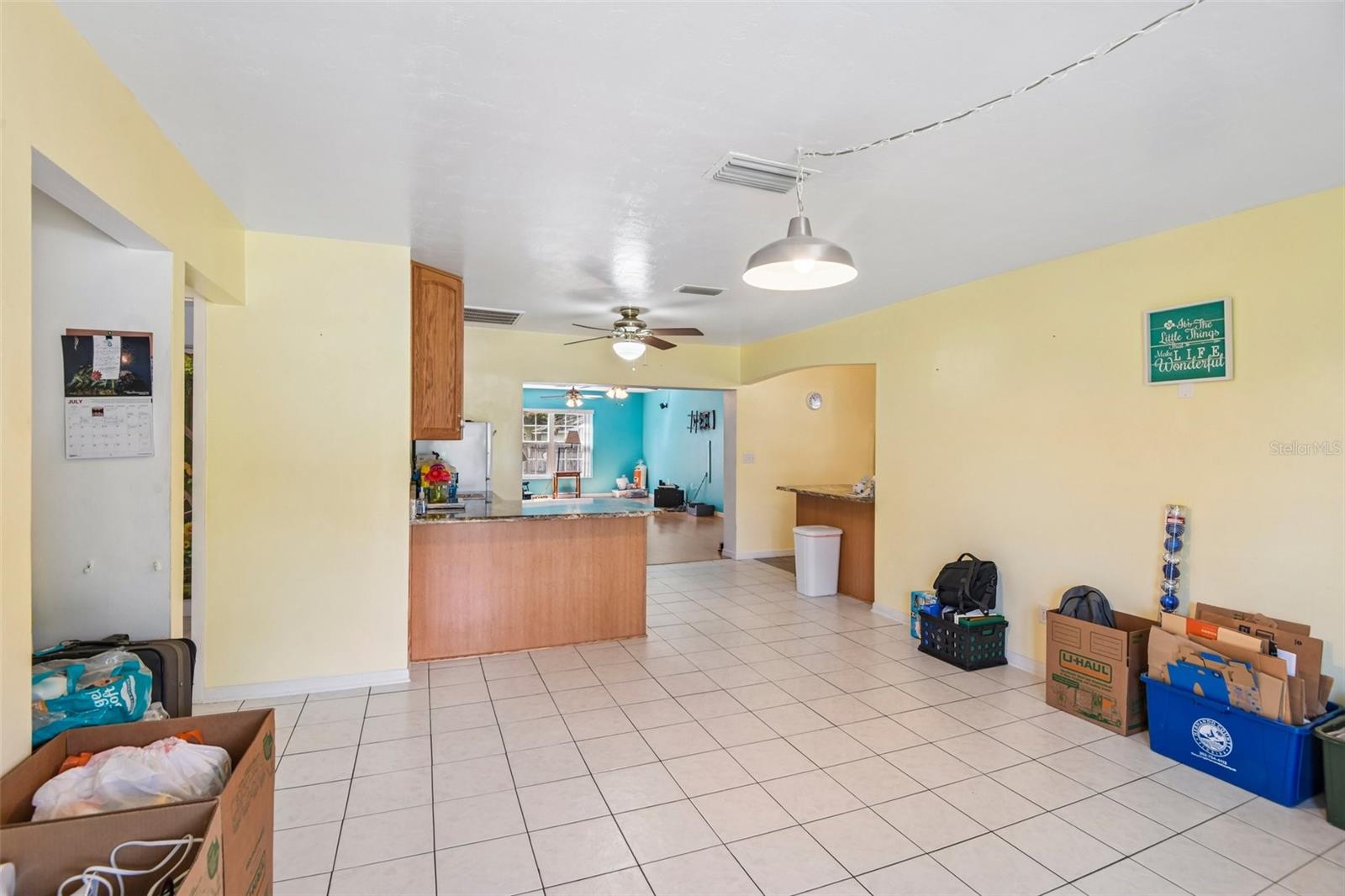 Left side of dining room