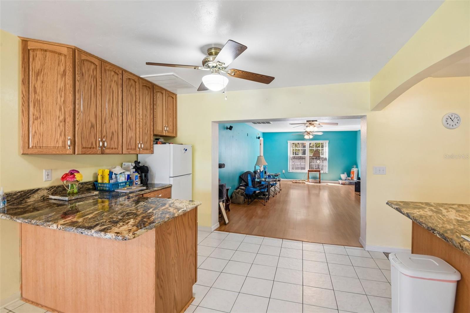 Dinette/auxiliary kitchen from dining room