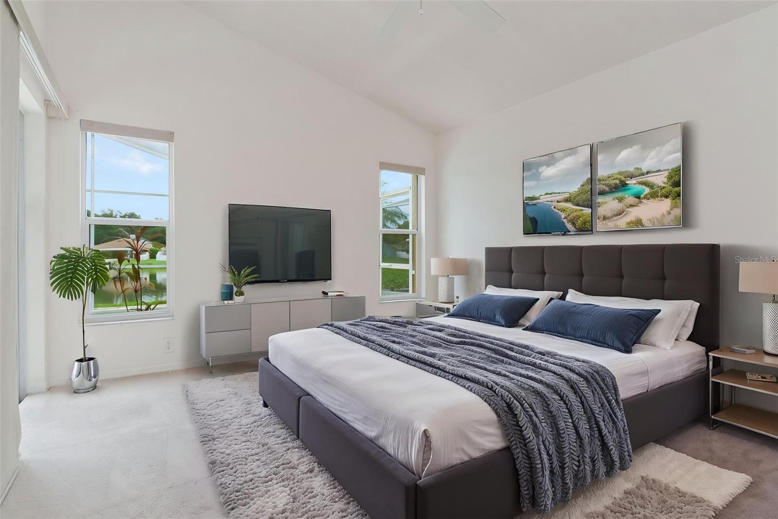 Master Bedroom Staged