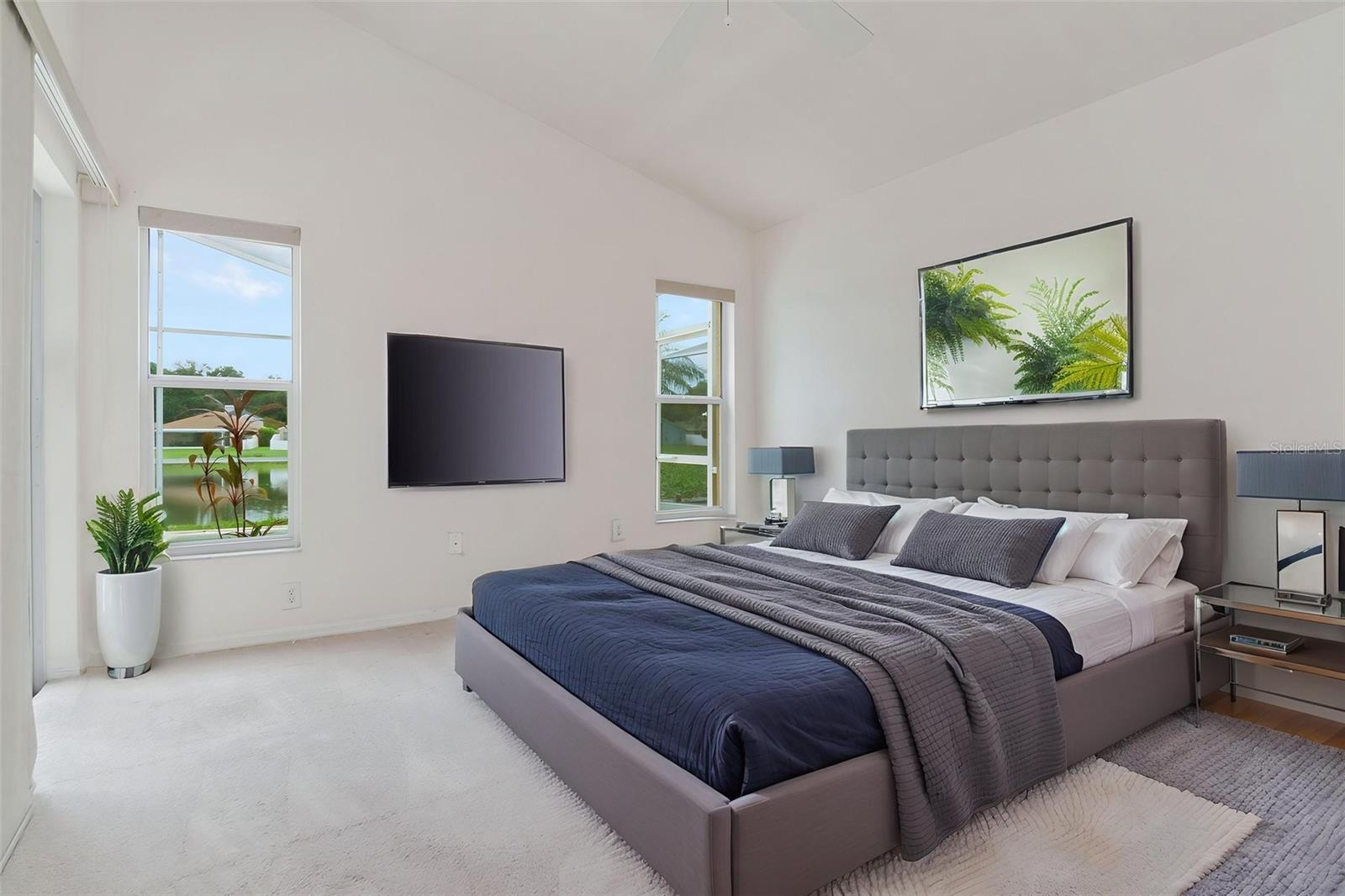 Master Bedroom Staged