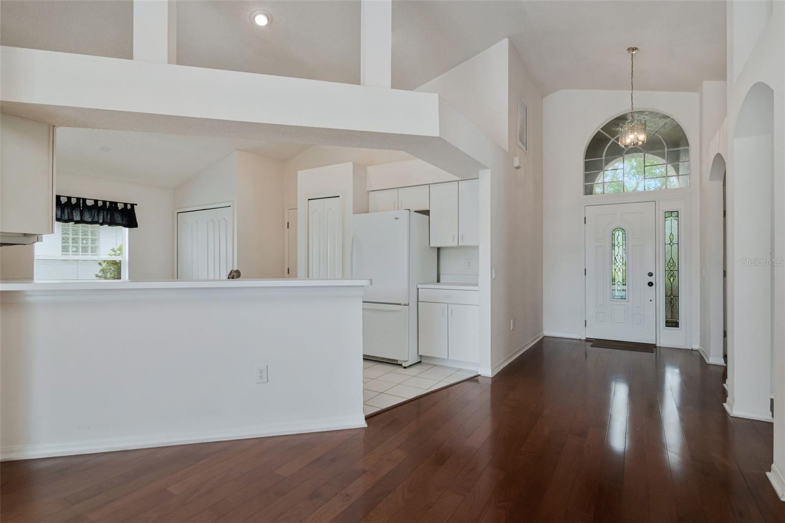 Main Front Door Foyer Entry w/ Kitchen