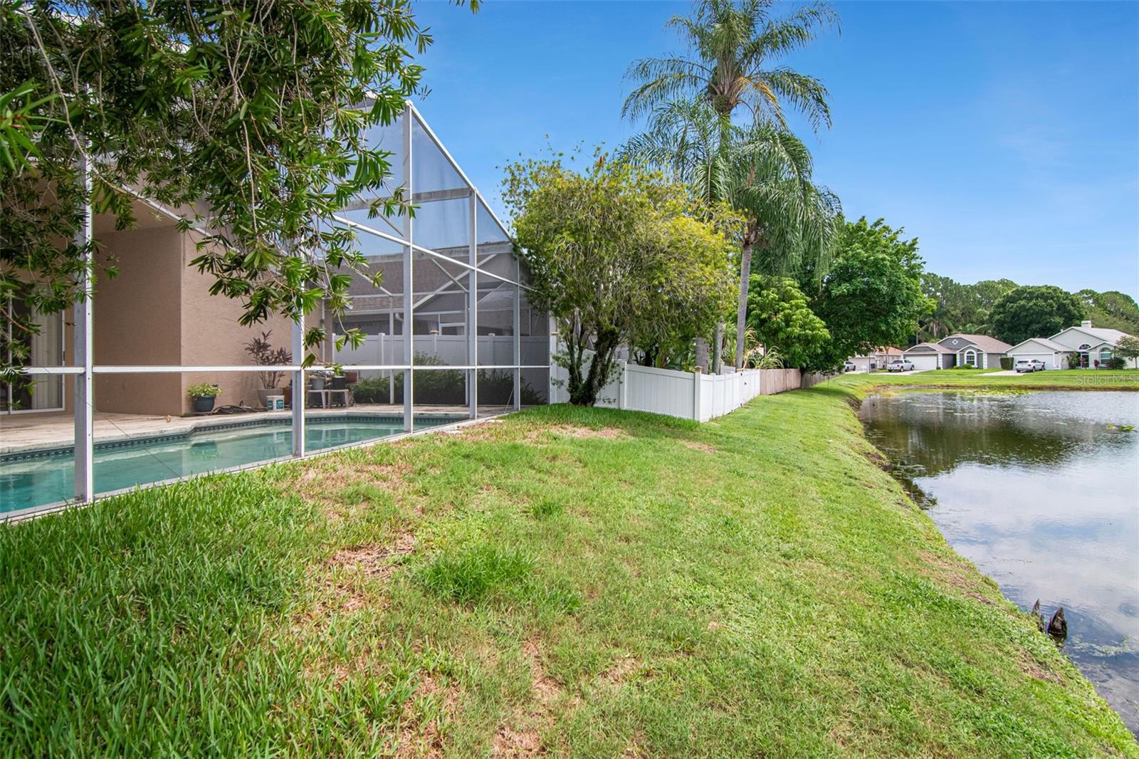 Rear Lot with Lake