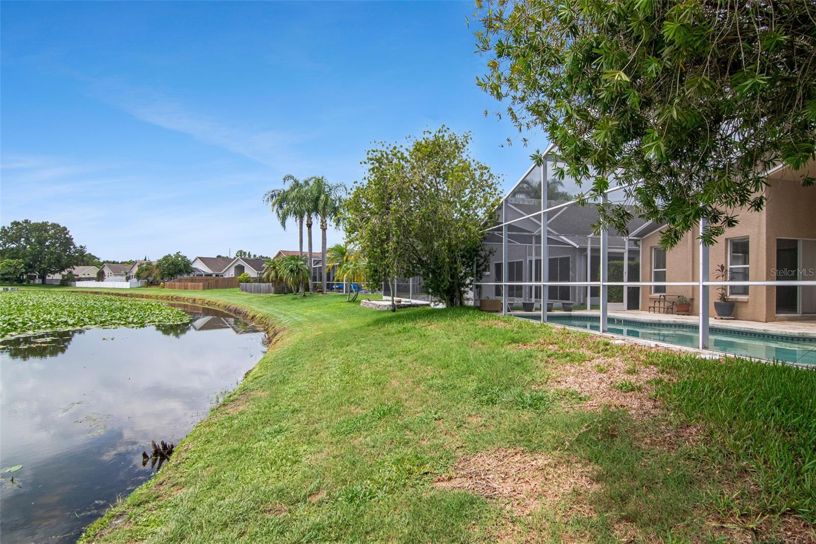 Rear Lot with Lake