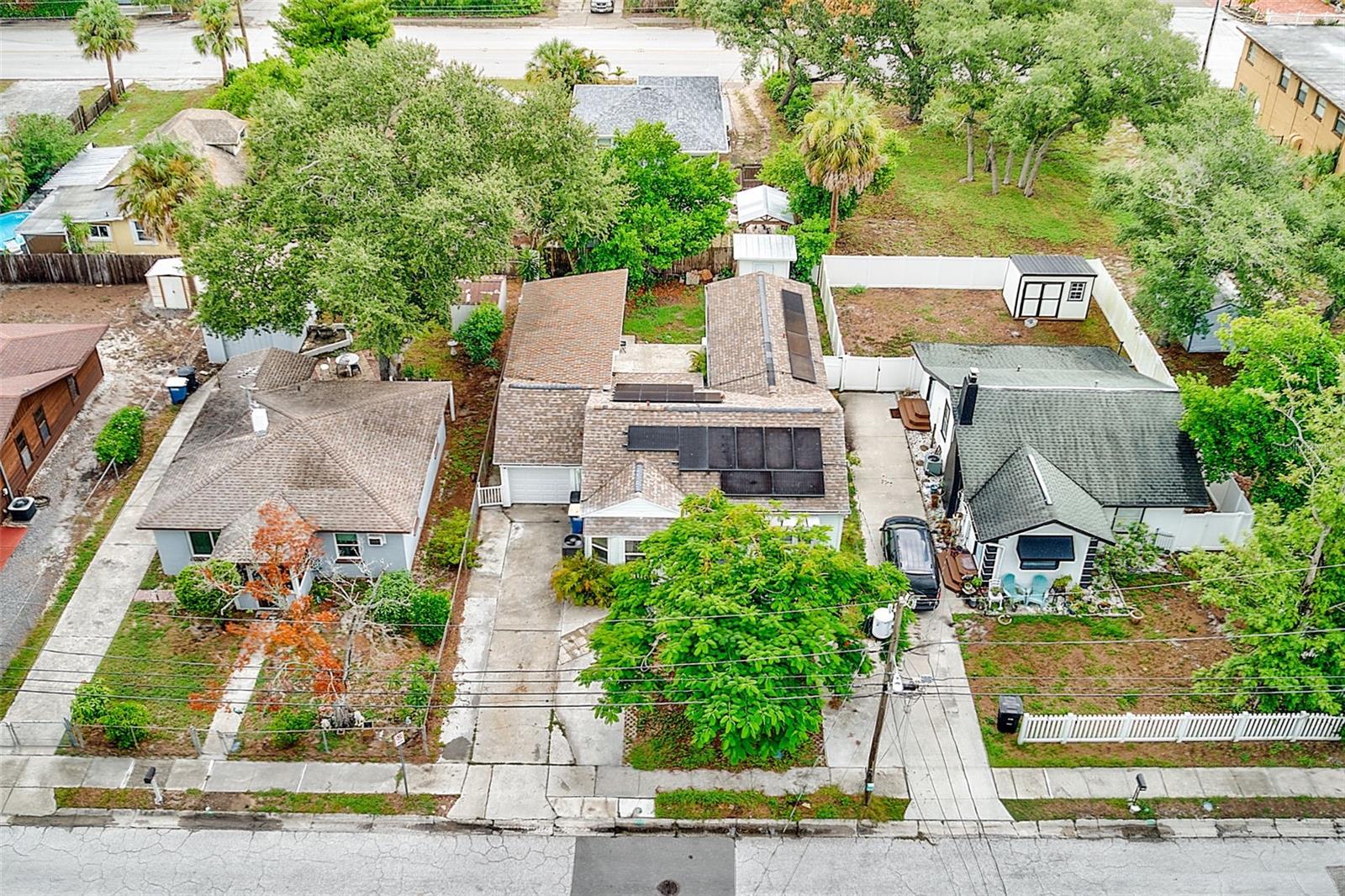 Ariel View of House