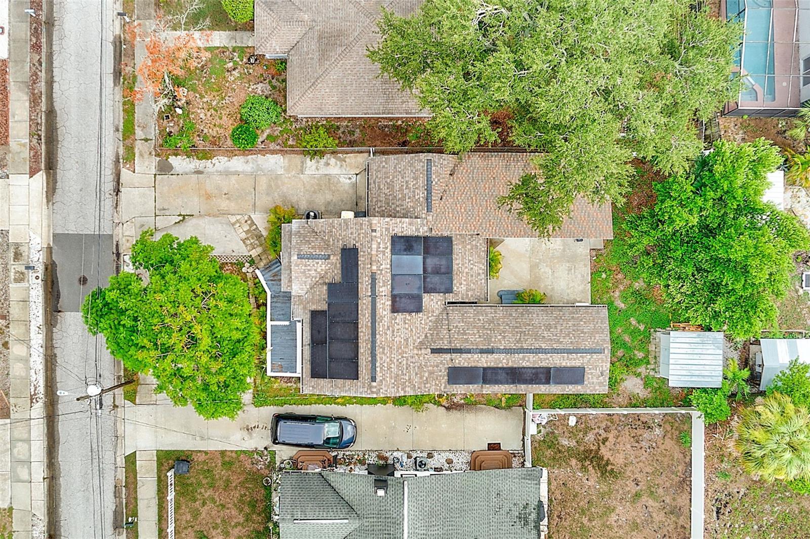 Ariel View of House