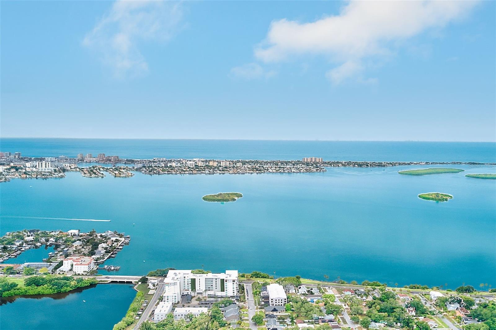 Ariel View close to Clearwater Beach