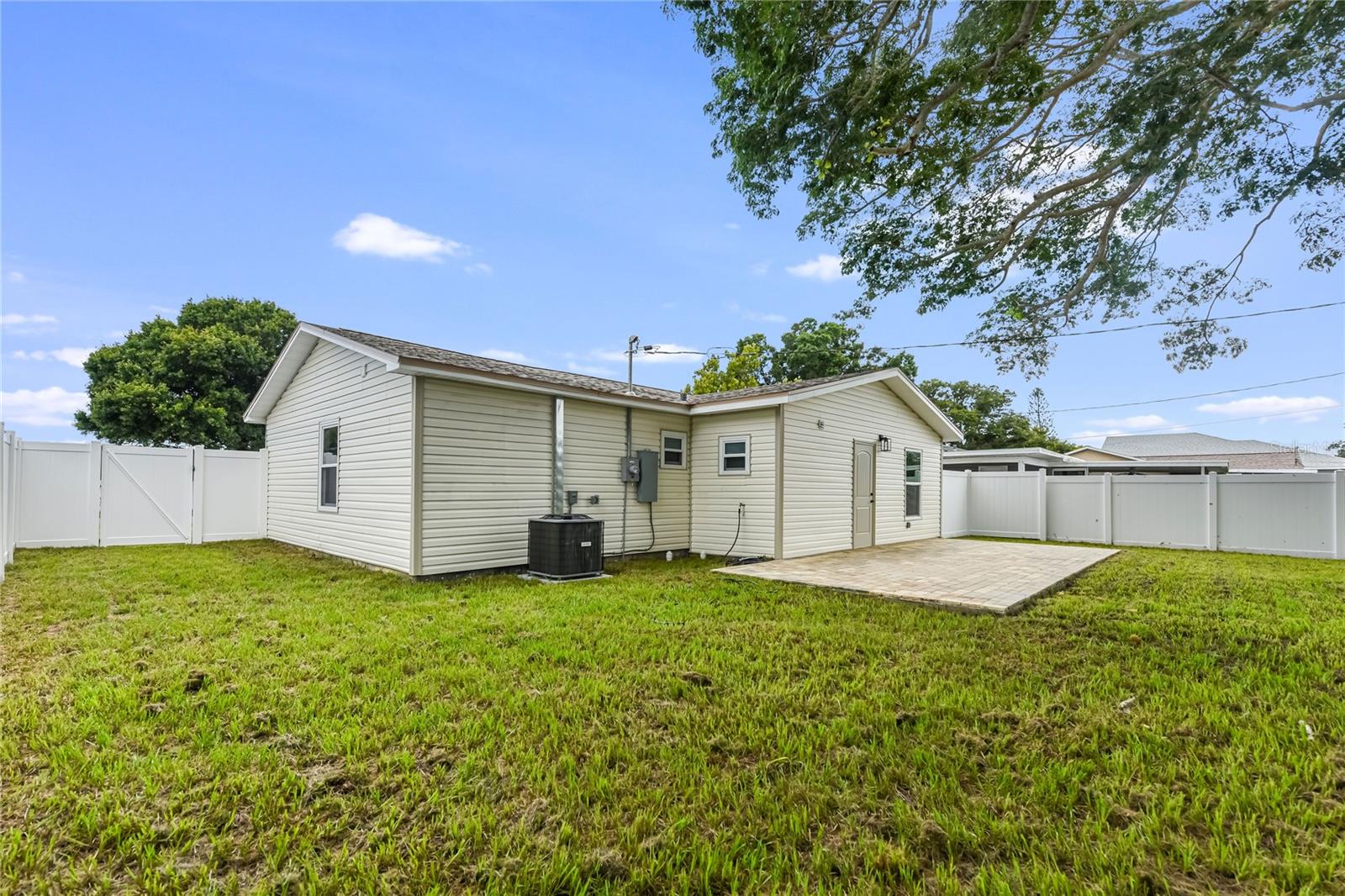 Rear of home