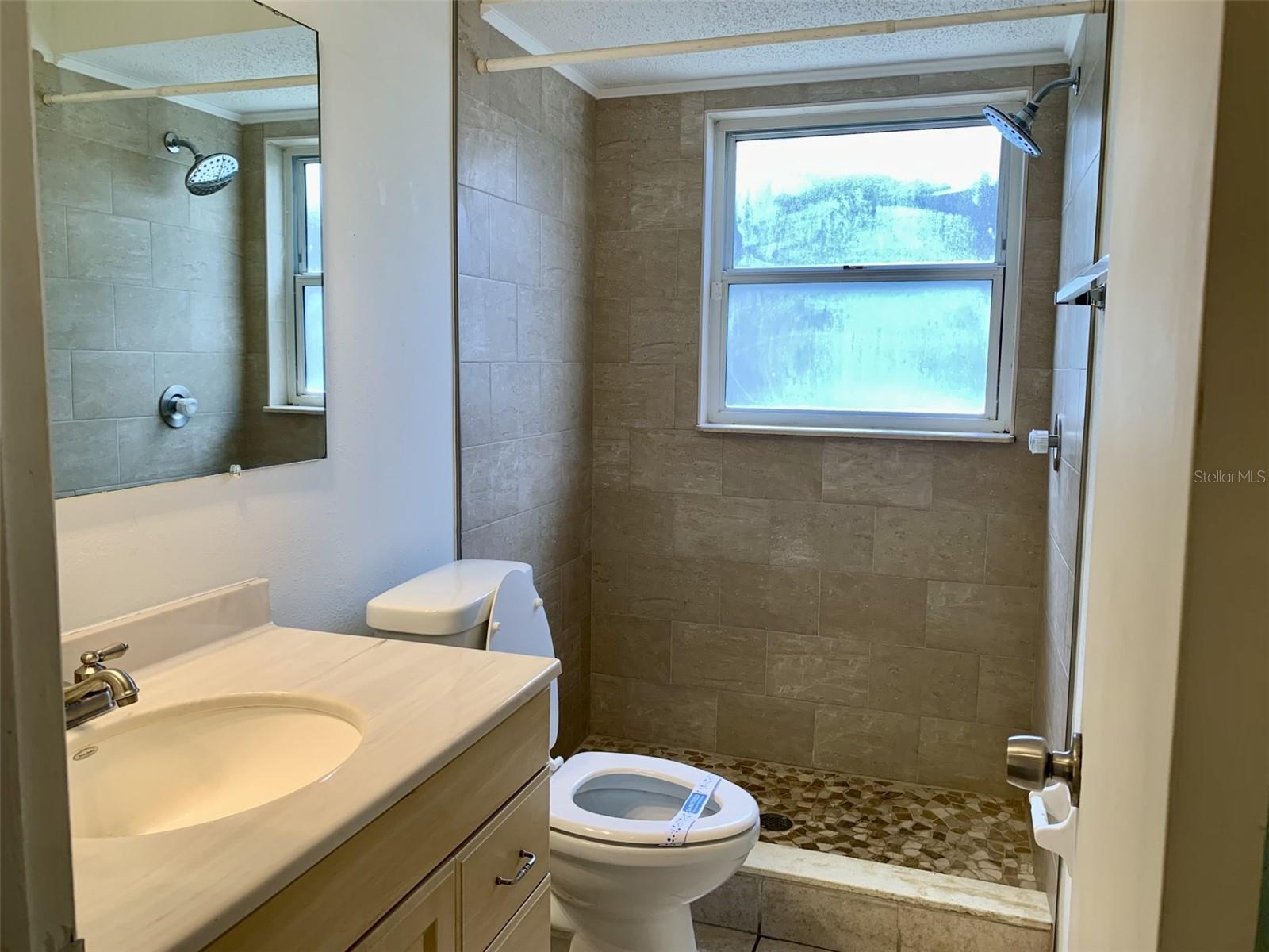 Hall bath, bath 2
